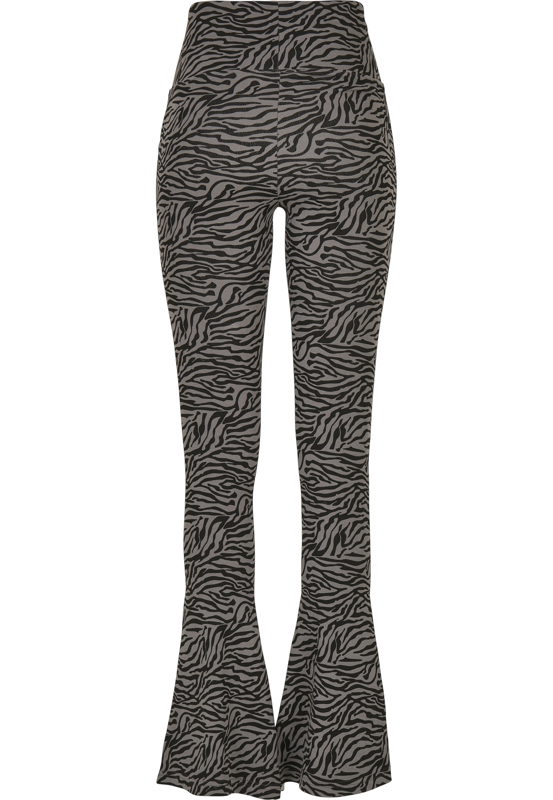 URBAN CLASSICS Leggings »Urban Classics Damen Ladies High Waist Zebra Boot Cut Leggings«