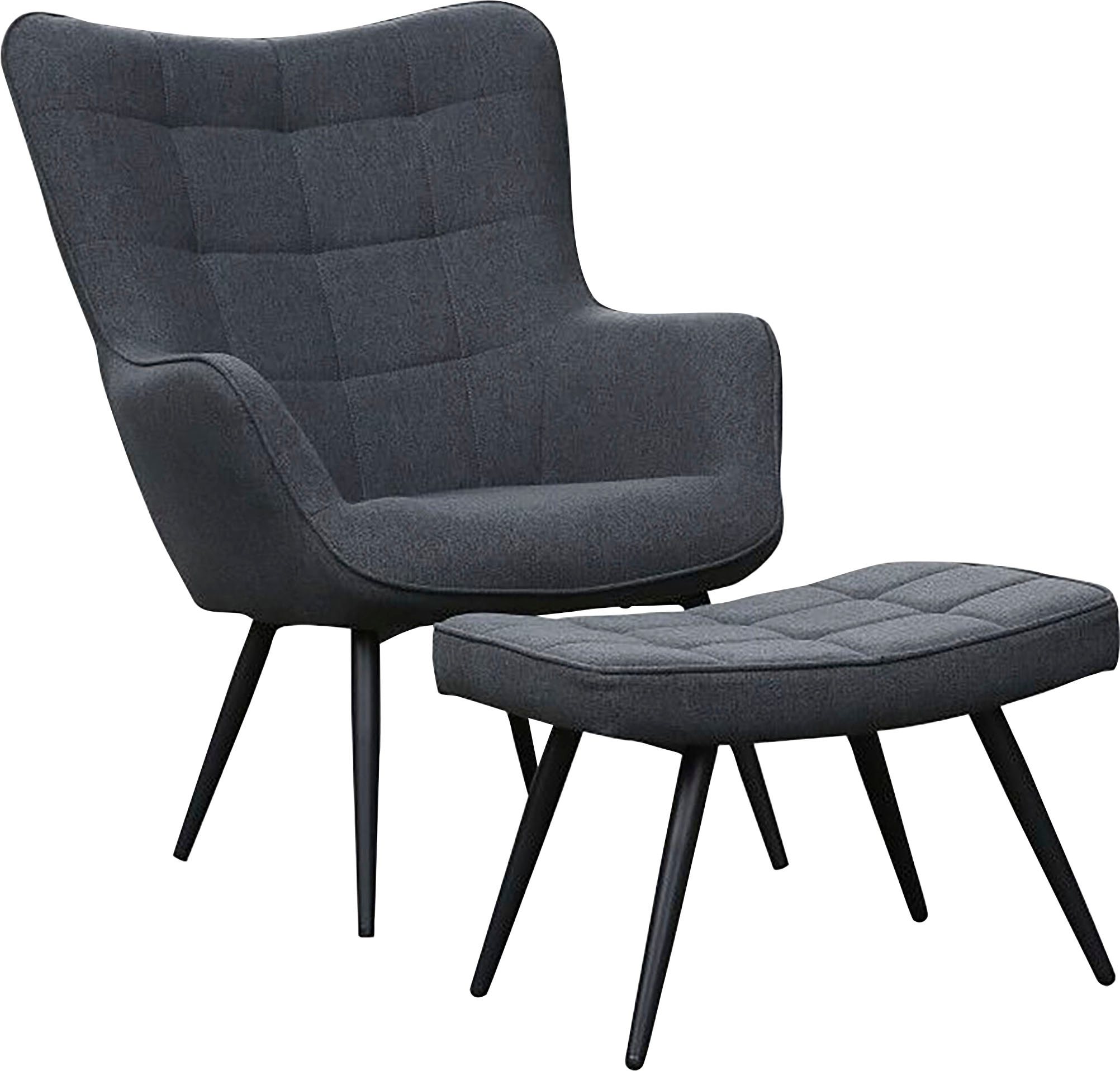 Homexperts Hocker »ULLA«, (1 St.), Hocker mit Steppung