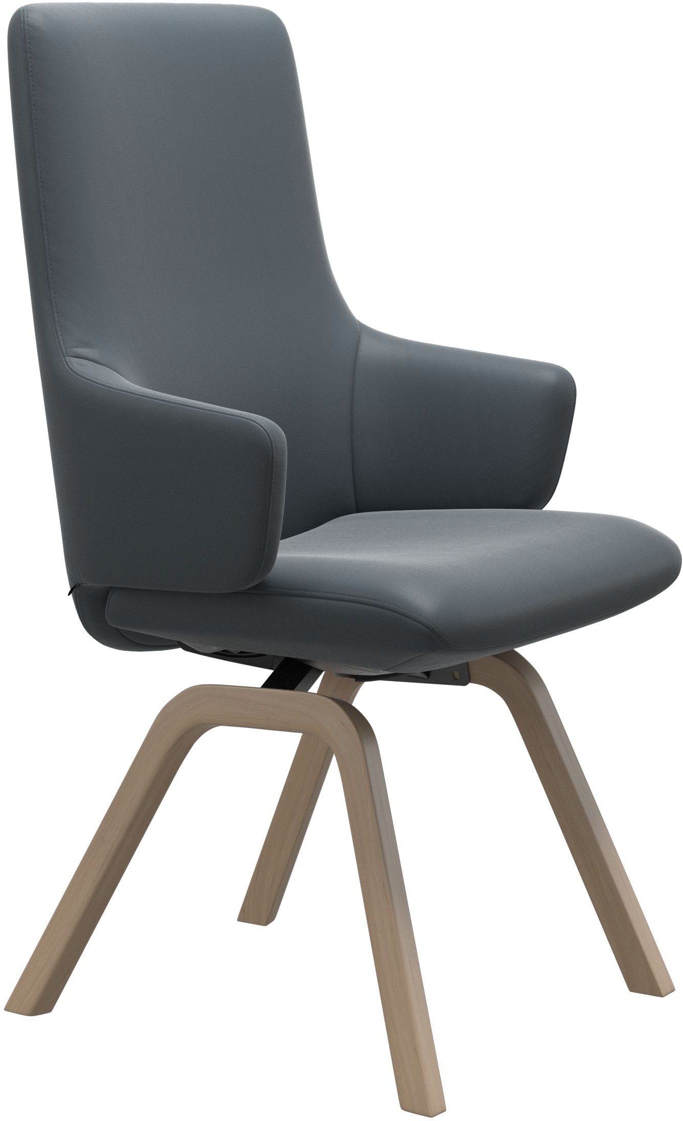 Stressless® Polsterstuhl »Laurel«, Leder BATICK, High Back mit Armlehne, Größe L, schräggestellte Beine in Walnuss