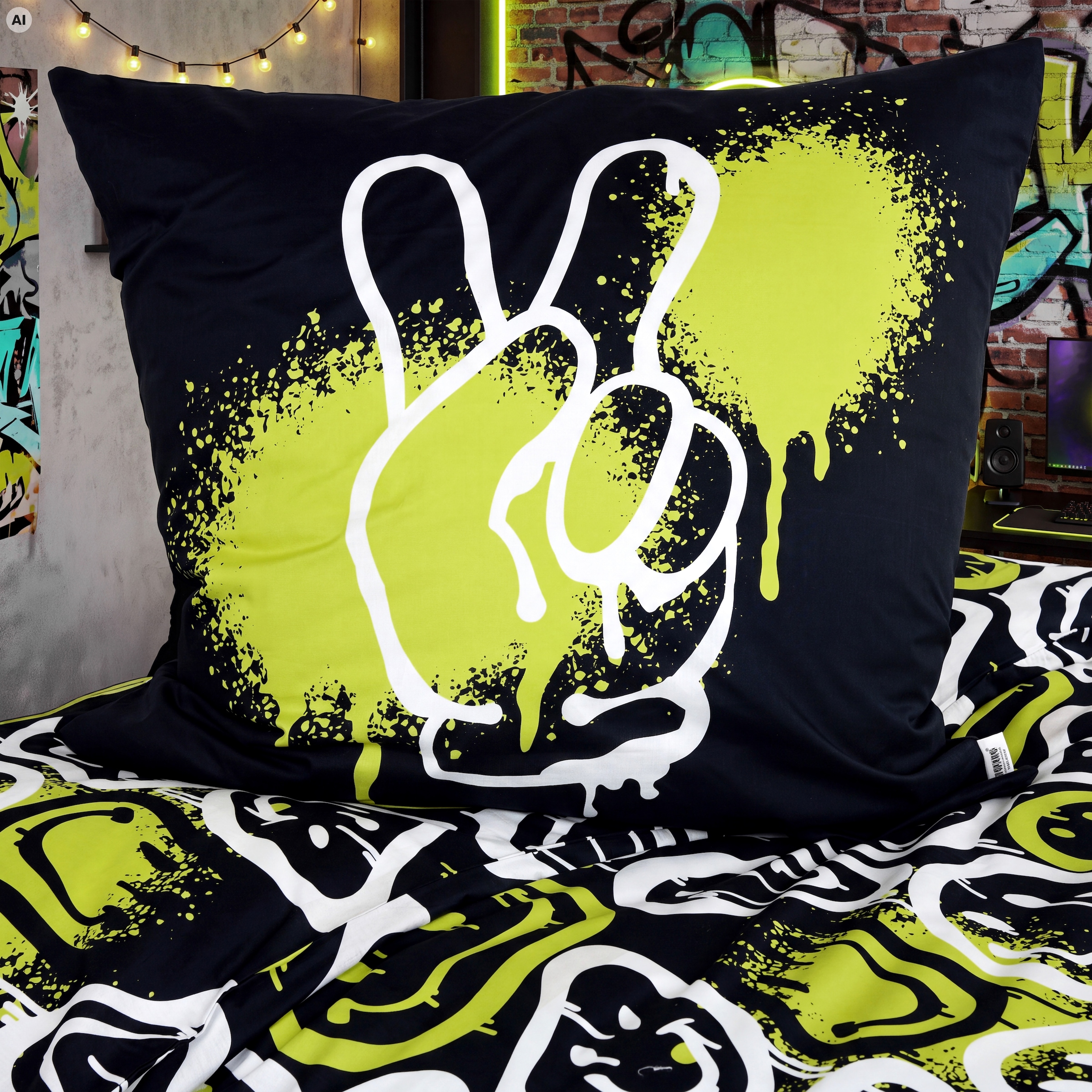 Herding Young Collection Bettwäsche »Neon Faces« 2