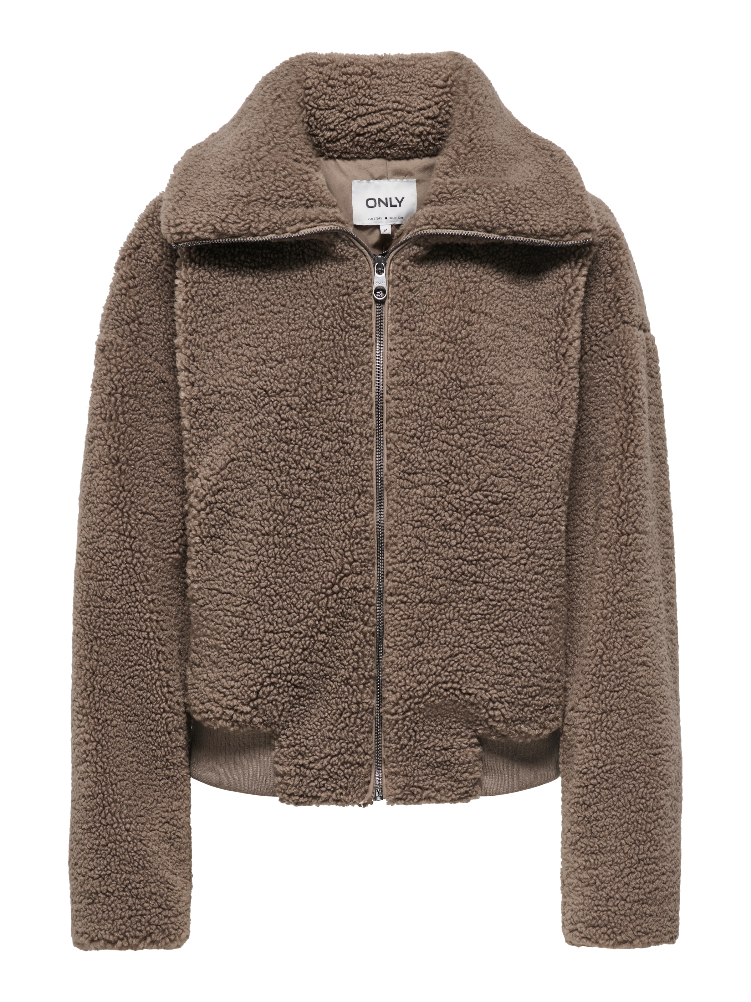 ONLY Plüschjacke "ONLADELE TEDDY BOMBER JACKET OTW" Kunstfaser, Teddyplüsch-Qualität