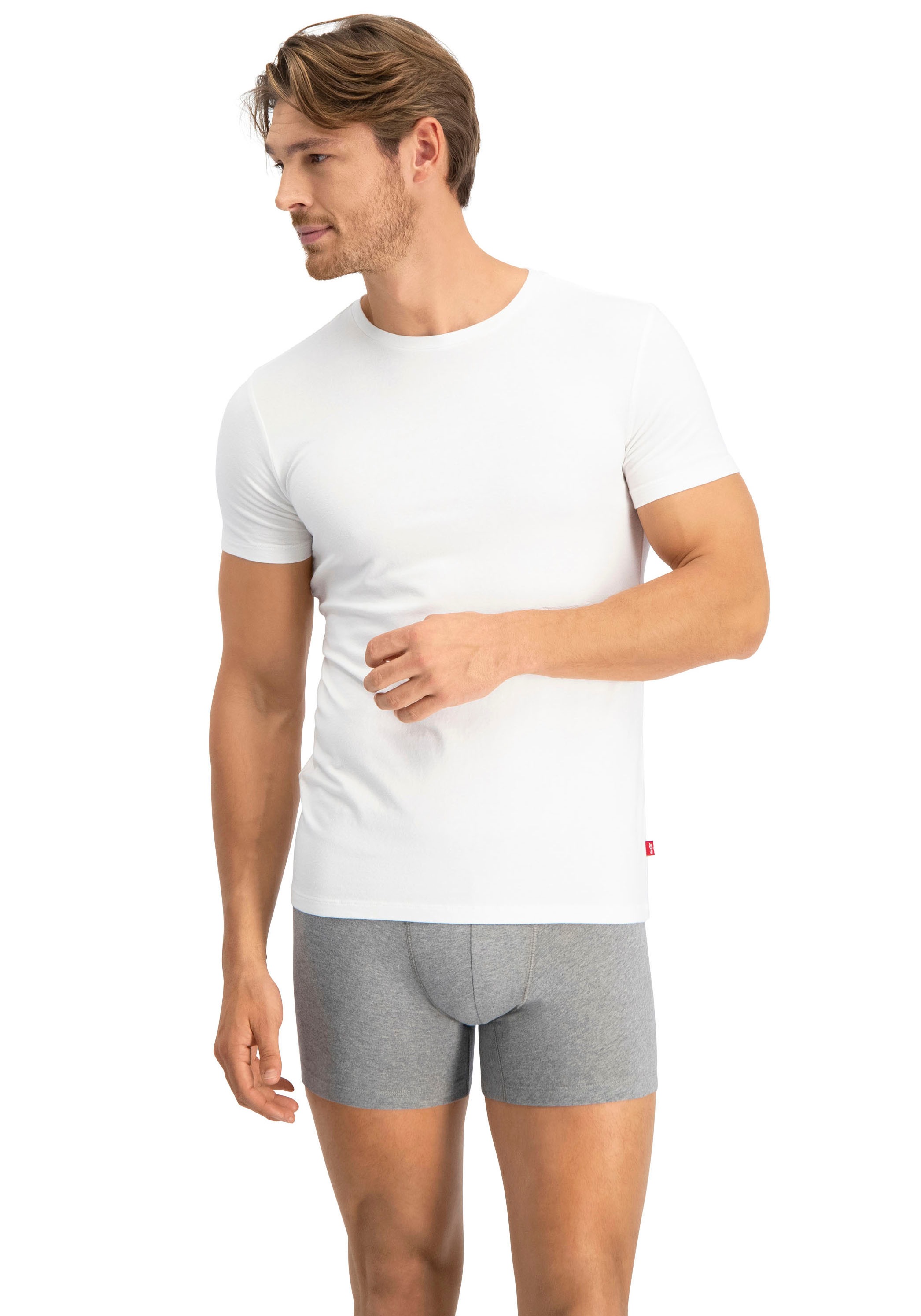 Levi's 2-er Set T-Shirt V-Ausschnitt Schwarz günstig online kaufen
