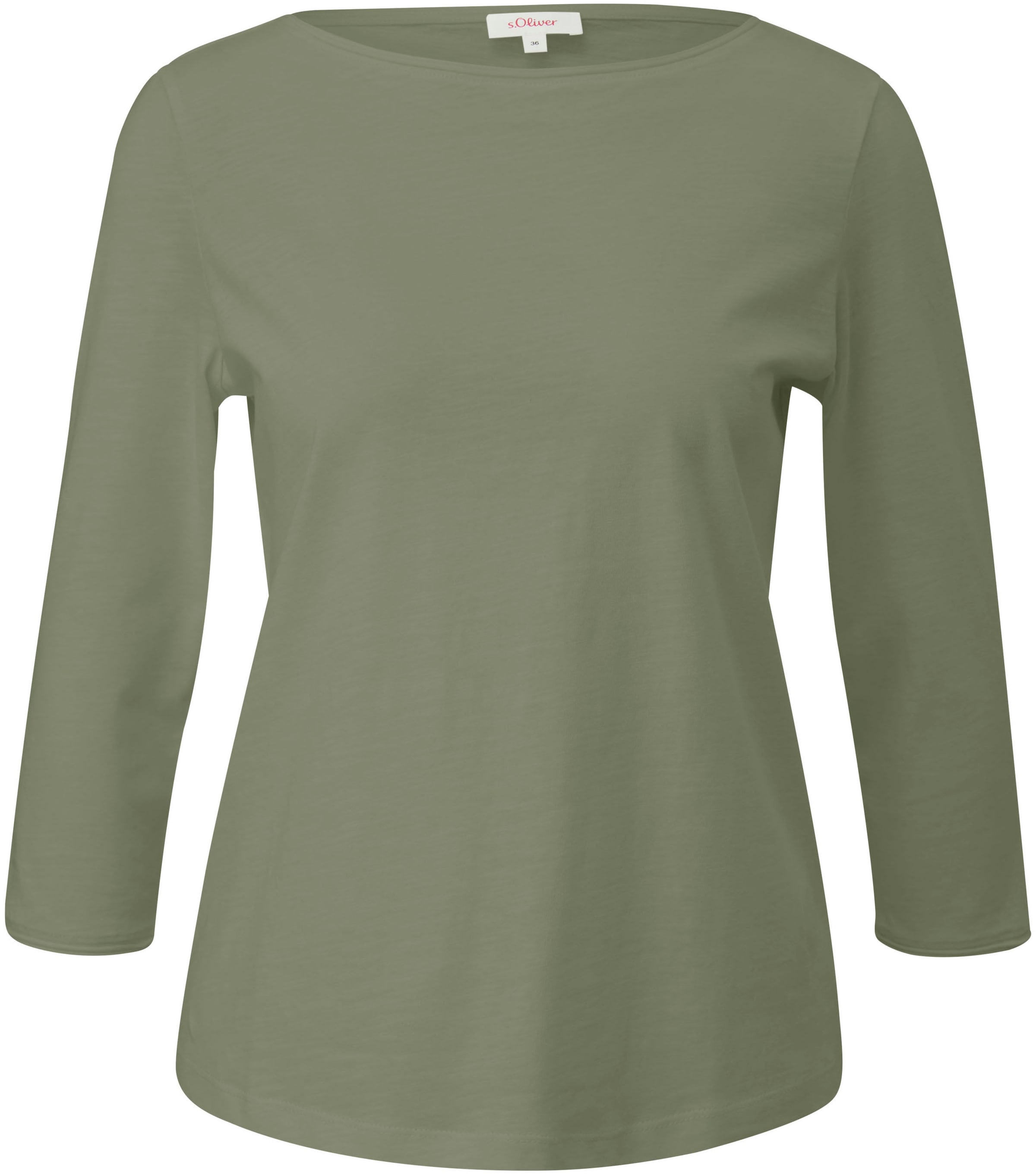 s.Oliver Langarmshirt aus Flammgarn günstig online kaufen