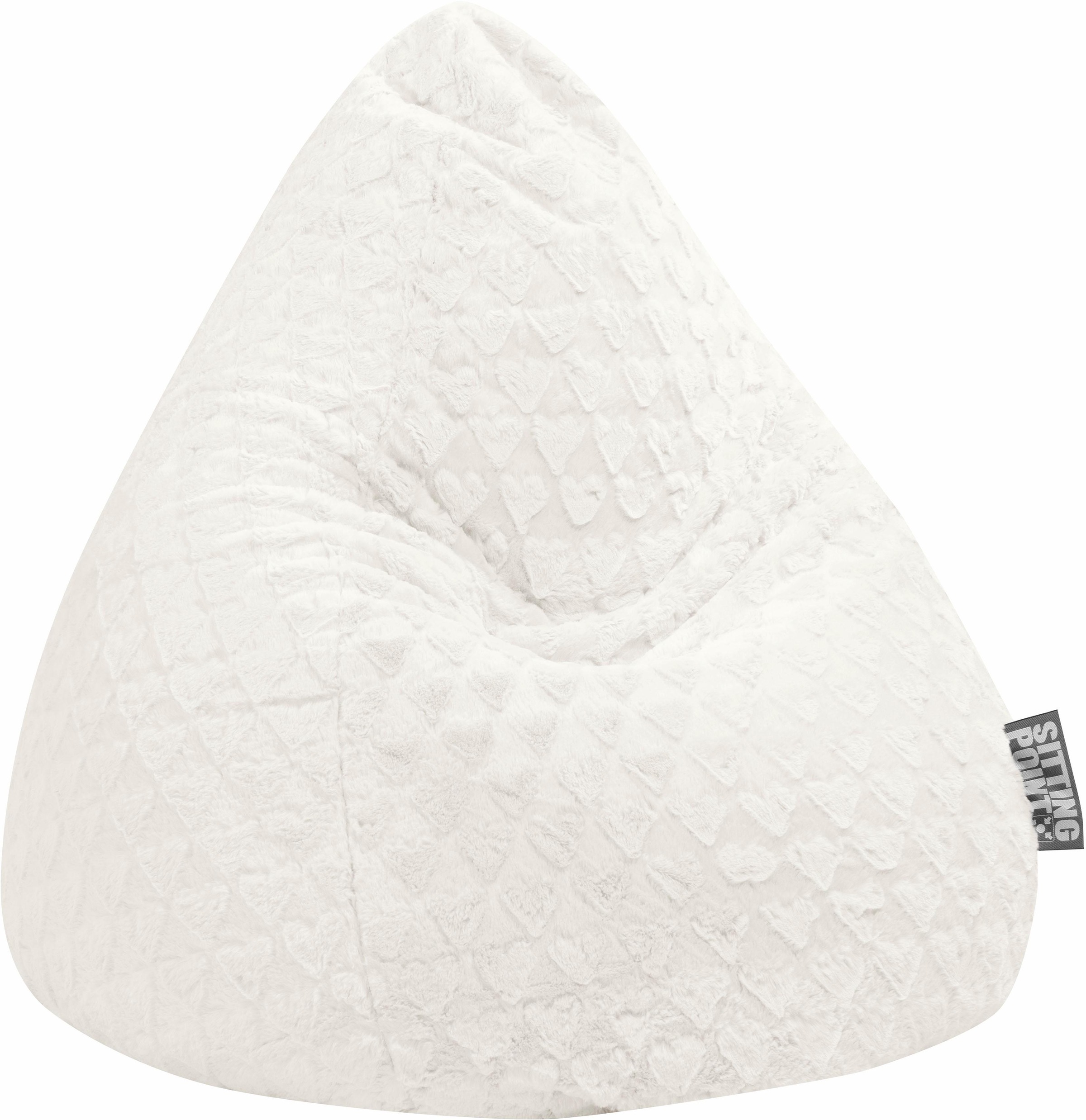 Sitzsack »Sitzsack FLUFFY HEARTS XL«, Plüschsitzsack mit Herzoptik