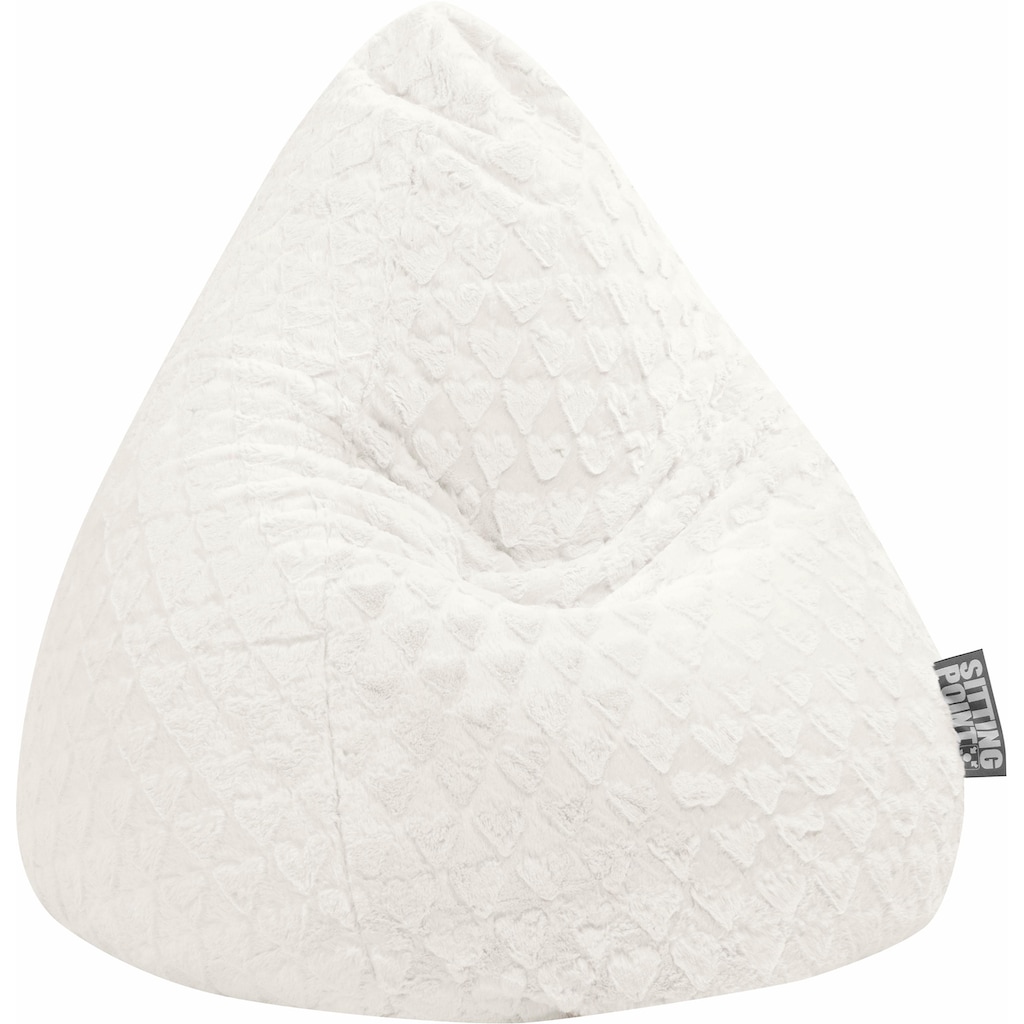 Sitting Point Sitzsack »Sitzsack FLUFFY HEARTS XL«