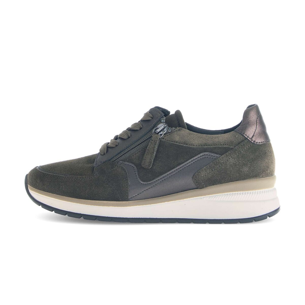 Gabor Sneaker "Sneaker low Materialmix Leder/Lederimitat" günstig online kaufen