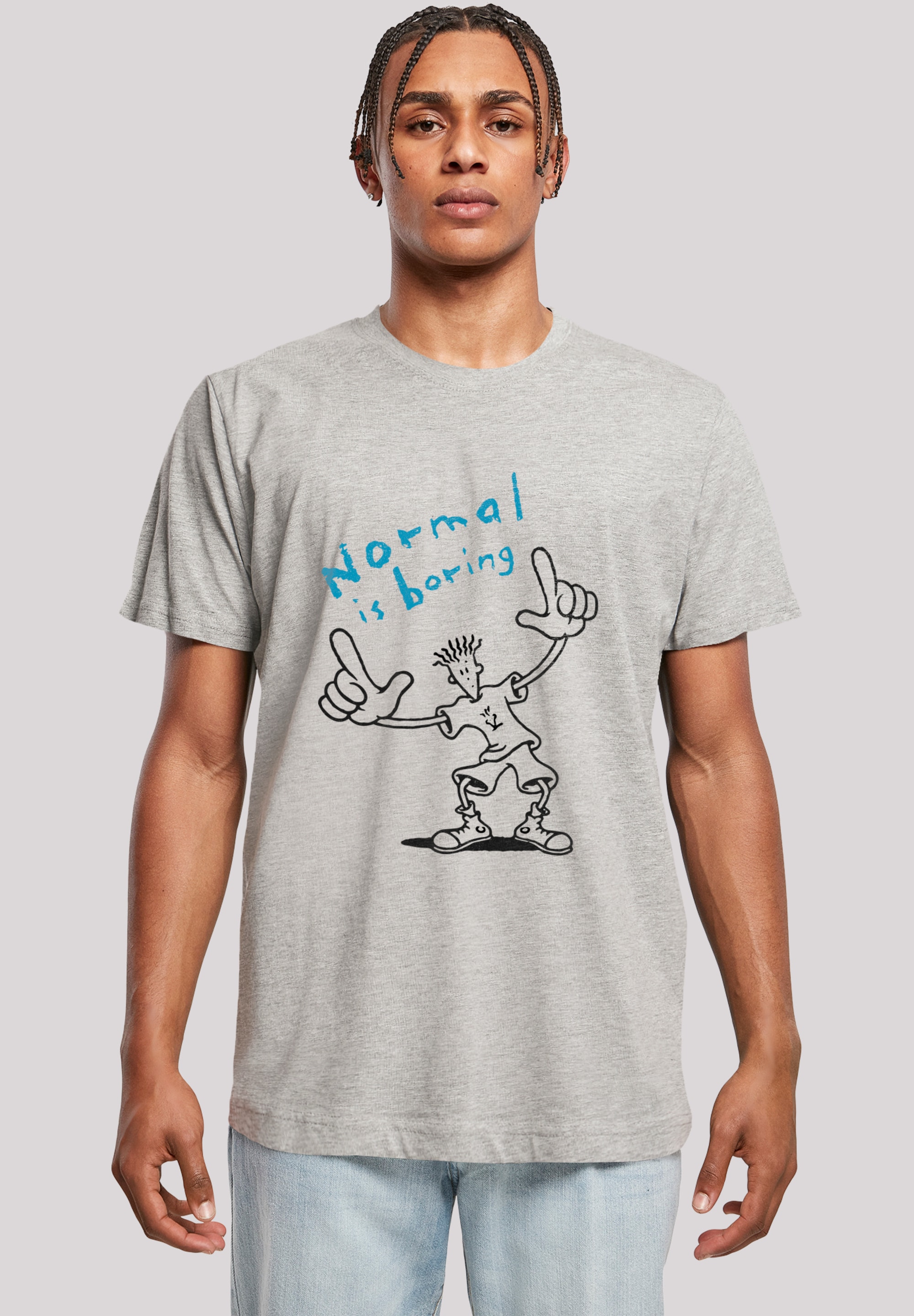 F4NT4STIC T-Shirt "Fido Dido Points Normal Is Boring", Premium Qualität günstig online kaufen