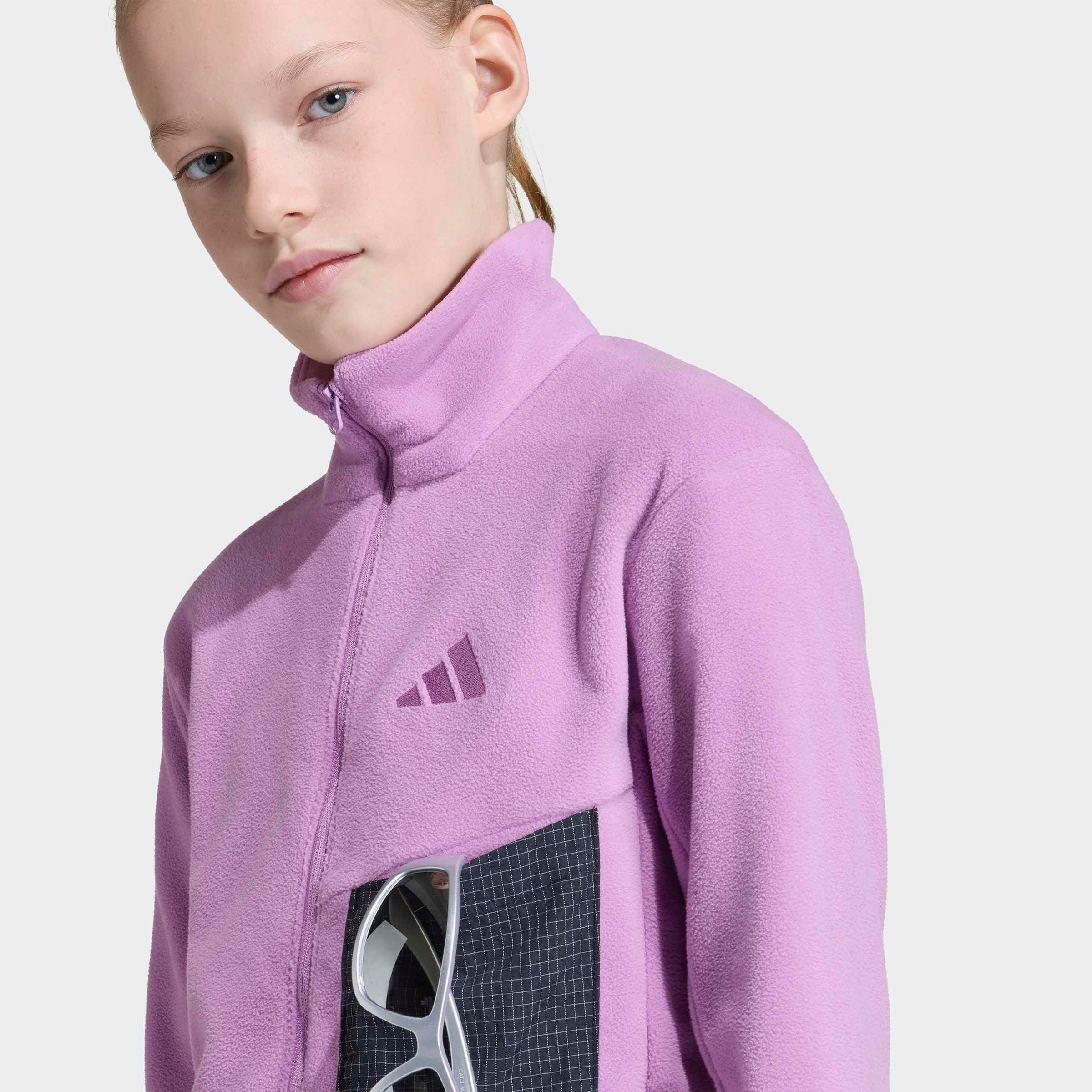 adidas TERREX Fleecejacke »KIDS MULTI-, DURCHGEHENDER REISSVERSCHLUSS«
