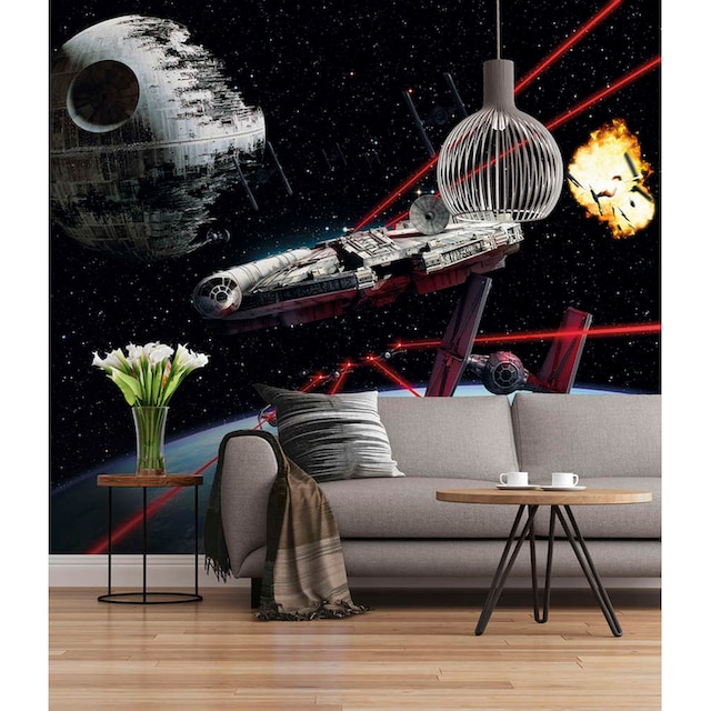 Komar Fototapete »Star Wars Millennium Falcon«, 368x254 cm (Breite x Höhe)  günstig | BAUR