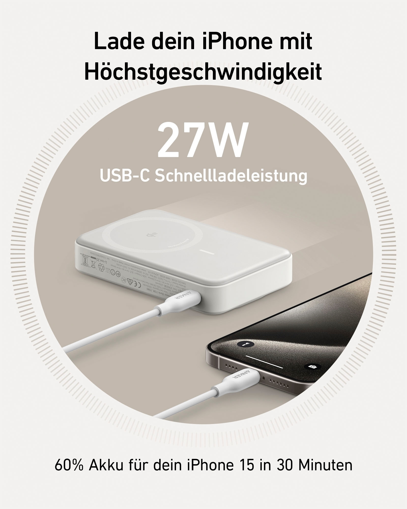 Anker Powerbank »633 Magnetic«