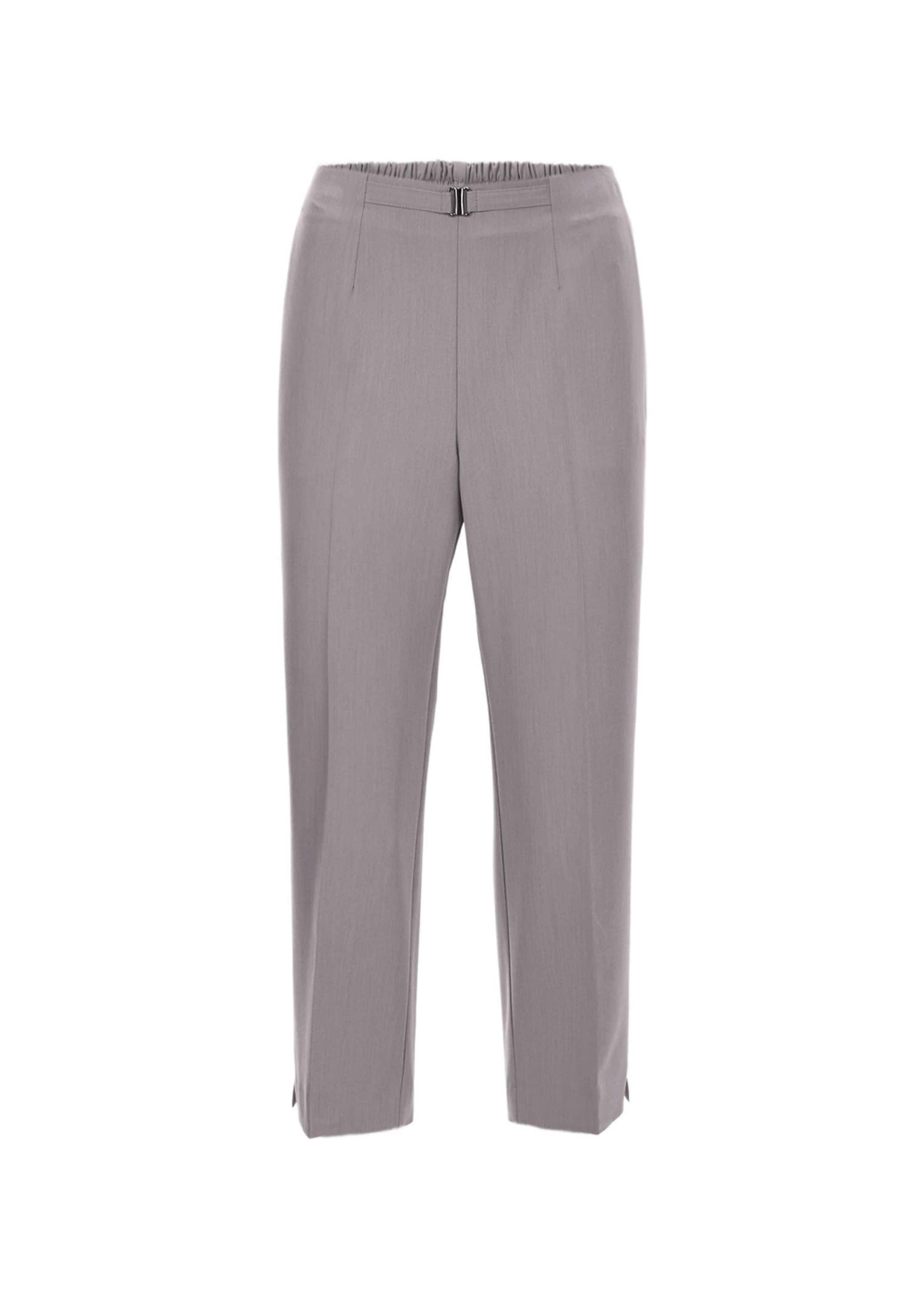GOLDNER 7/8-Hose "Kurzgröße 3/4-Professlan-Schlupfhose Martha" mit Ziergürtel und-schließe