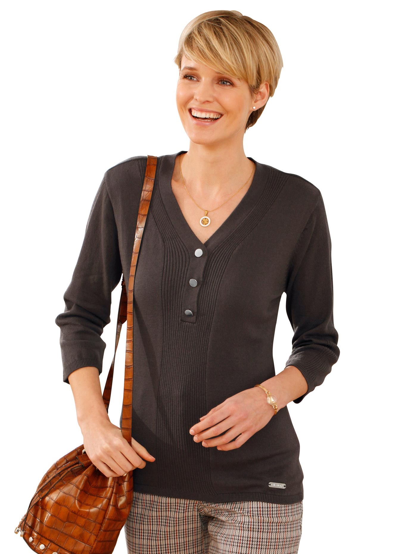 Casual Looks 3/4 Arm-Pullover »Pullover«