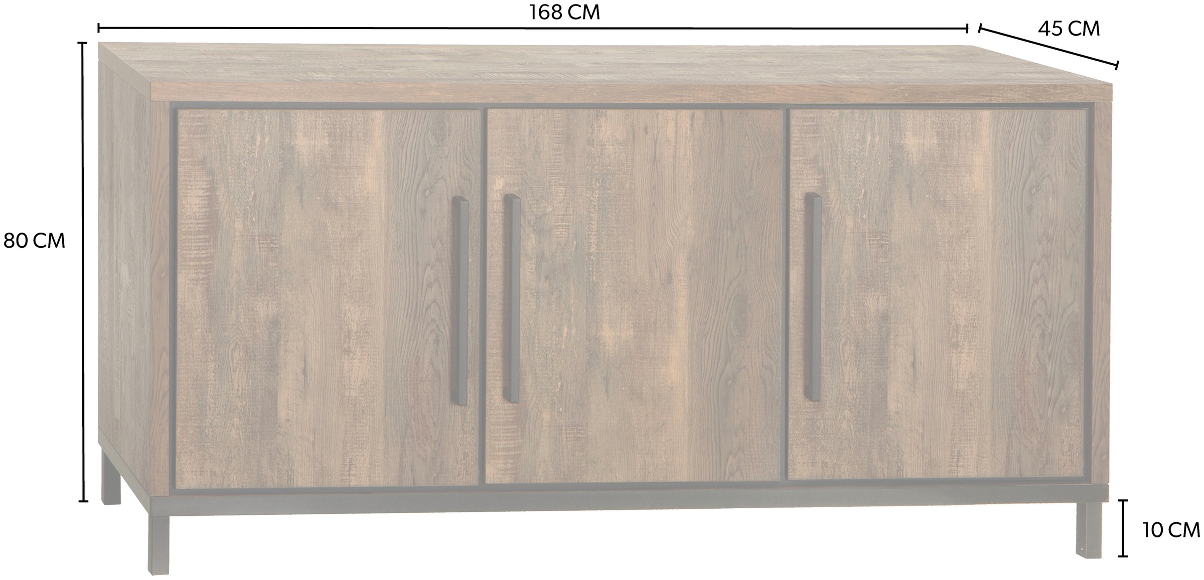OMG Design Sideboard »Vasto«, mit Soft-Close, in zwei Breiten