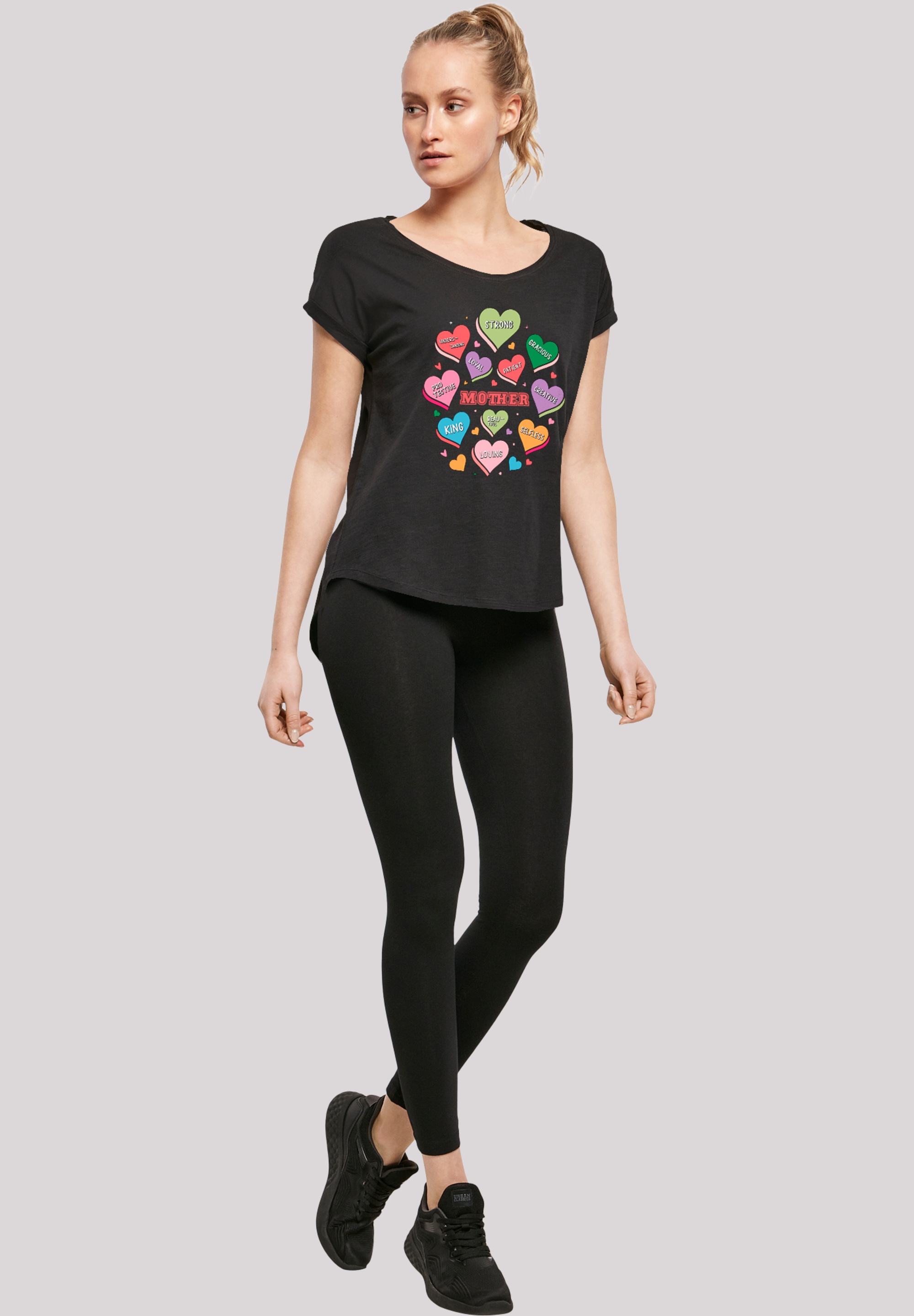 F4NT4STIC T-Shirt »Muttertag Mama Herzen«, Premium Qualität