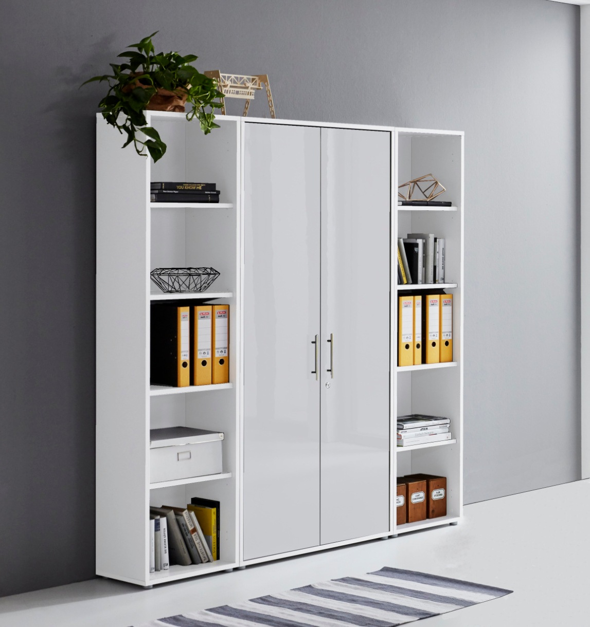 BMG Möbel Büromöbel-Set "Tabor", besteht aus 1 Aktenschrank und 2 Regalen günstig online kaufen