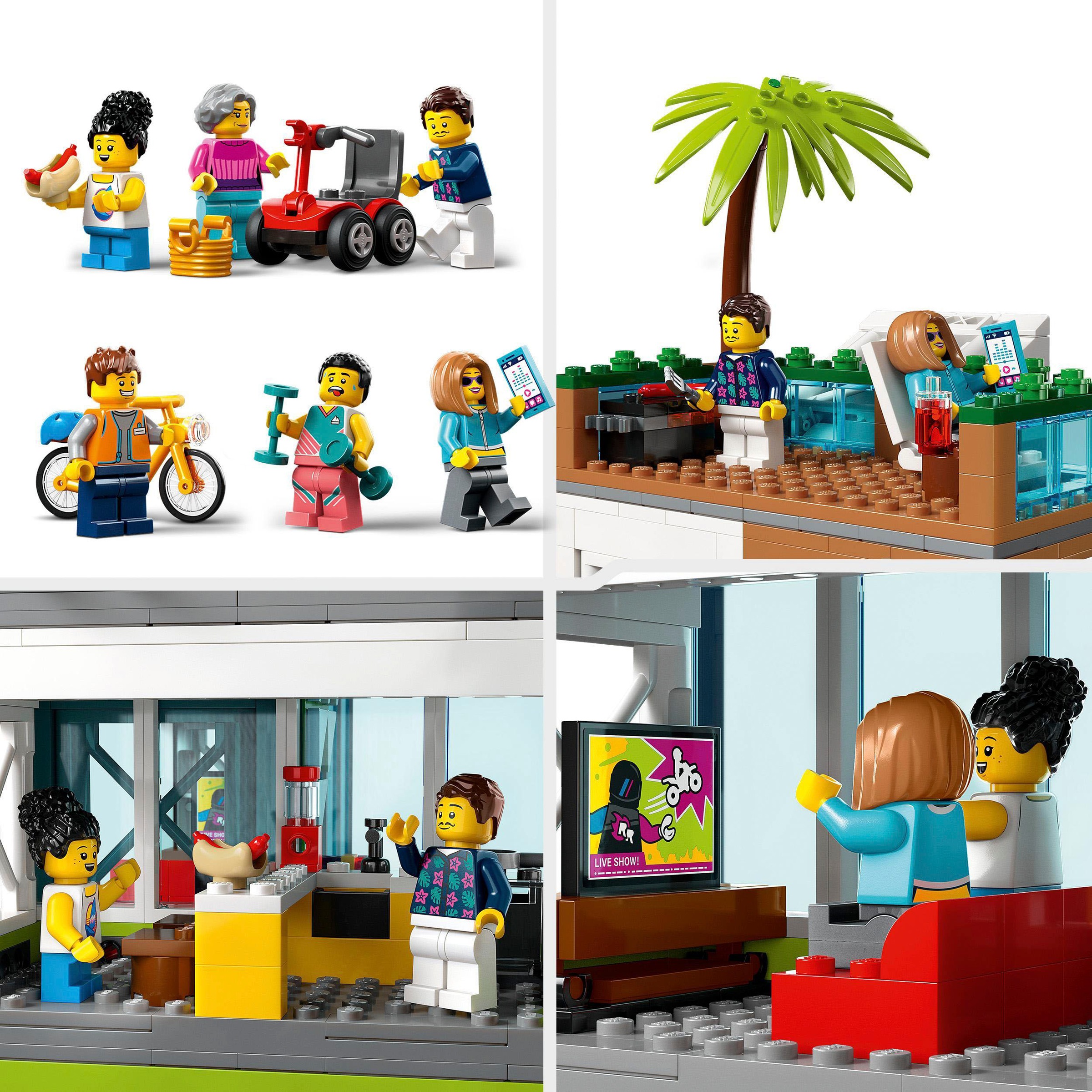 LEGO® Konstruktionsspielsteine »Appartementhaus (60365), LEGO® City«, (688 St.), Made in Europe
