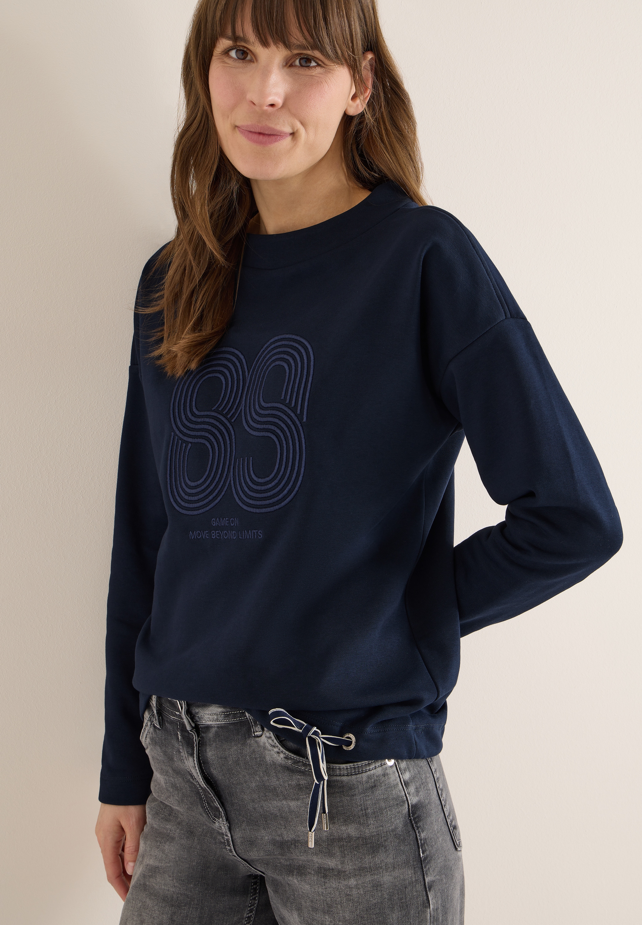 Cecil Sweater, mit Stickerei, Embroidery Artwork günstig online kaufen