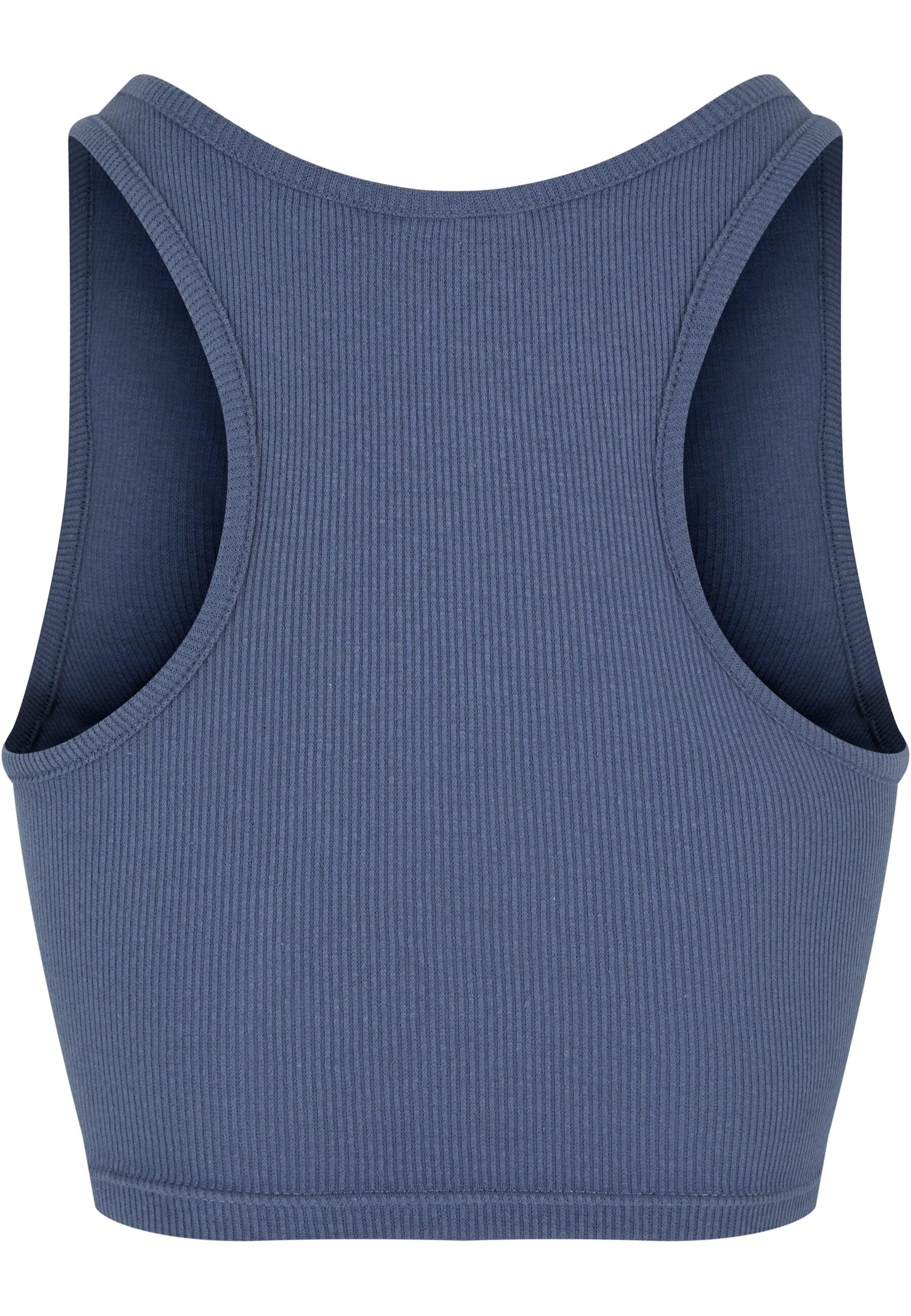 URBAN CLASSICS Muskelshirt »Urban Classics Damen Ladies Cropped Rib Top«, (1 tlg.)