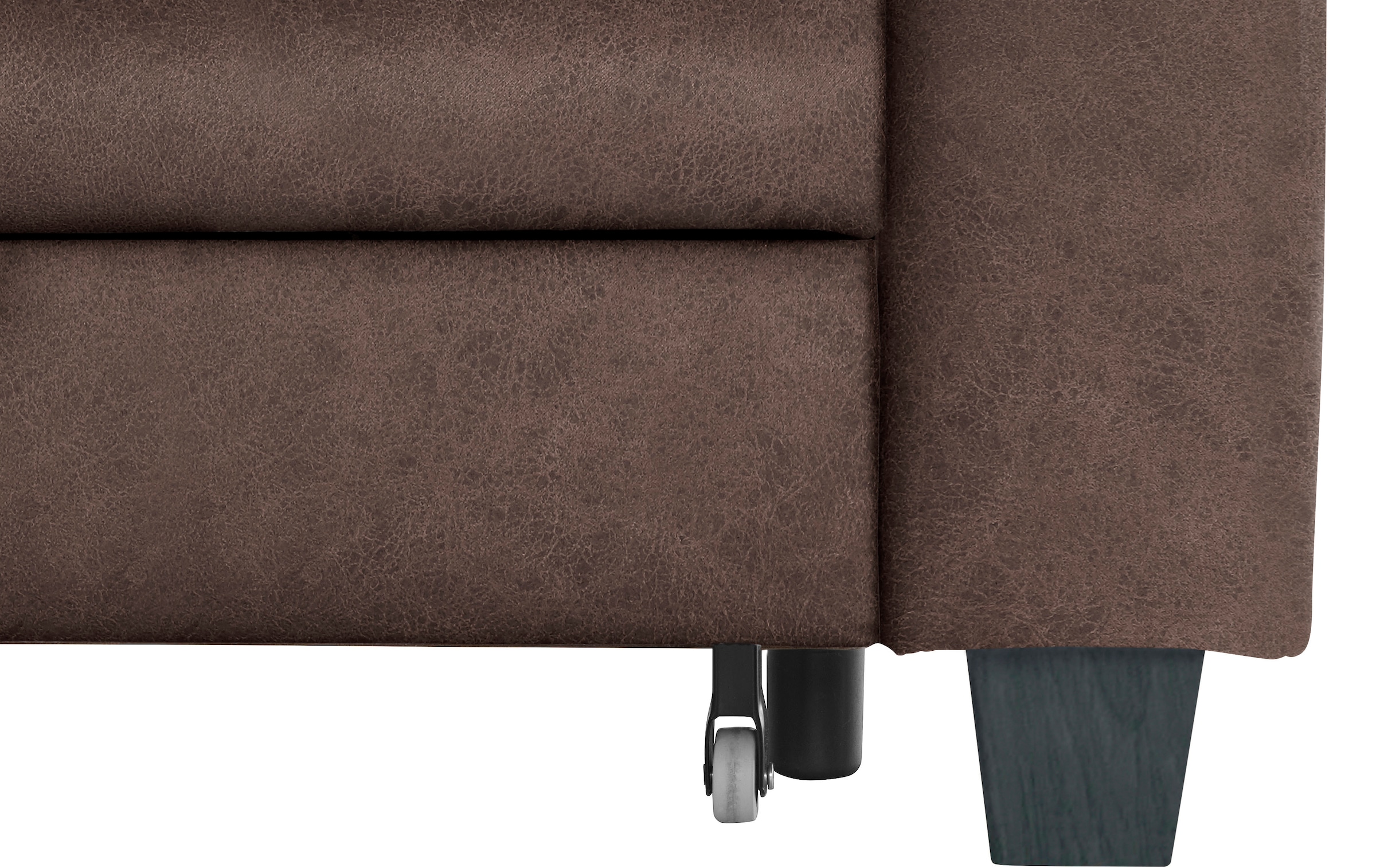 TRENDMANUFAKTUR Ecksofa »Chamber, zeitlos und modern, hoher Sitzkomfort, L-Form«, wahlweise mit Schlaffunktion