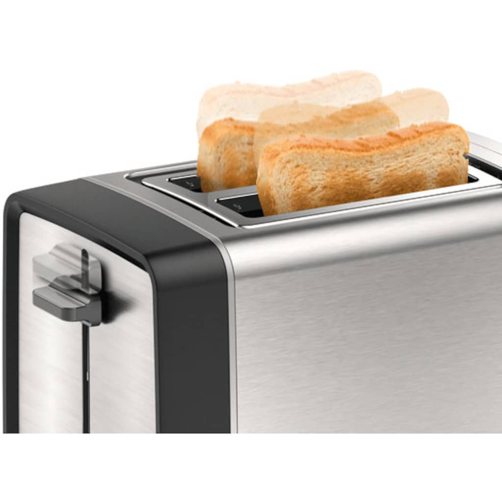 BOSCH Toaster »TAT5P420DE DesignLine«, 2 kurze Schlitze, 970 W