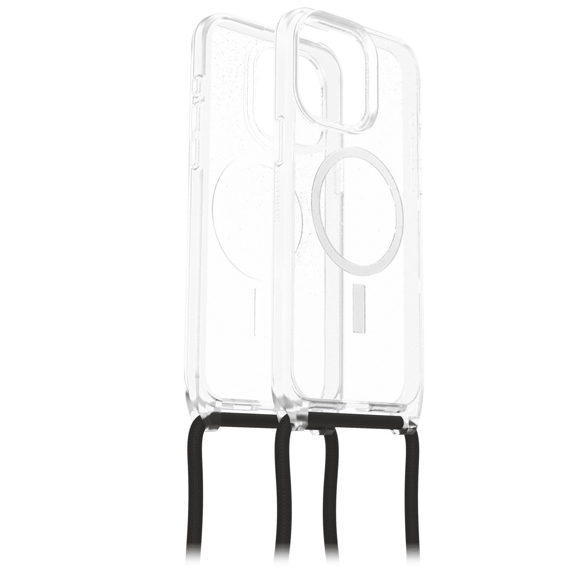 Otterbox Case zum Umhängen »React Necklace Hülle für MagSafe für Apple iPhone 15 Pro Max«, Apple iPhone 15 Pro Max, ultraschlanke, schützende Hülle mit verstellbarer Handykette