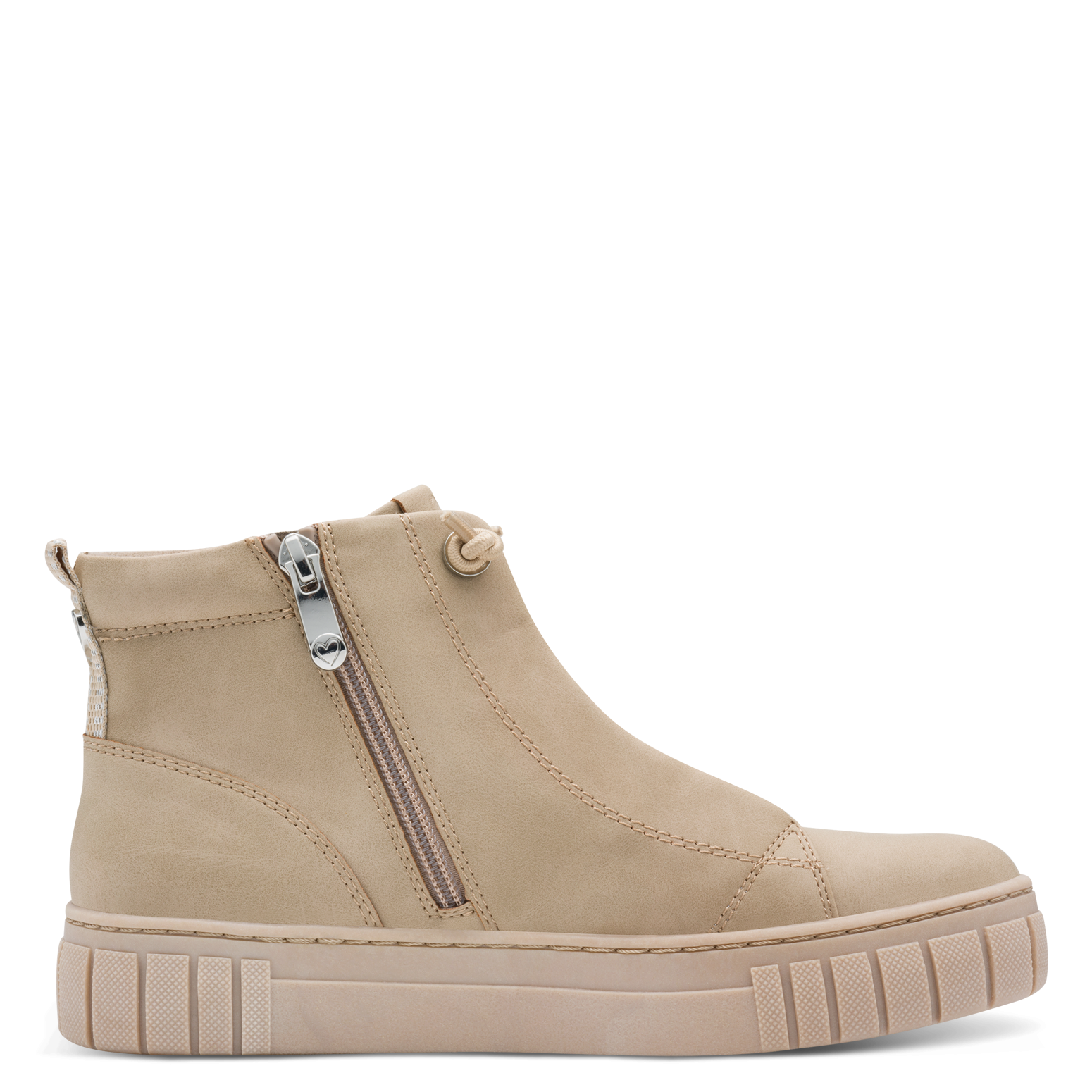 MARCO TOZZI Sneaker, Plateau, Boots, High Top-Sneaker mit elastischem Schnürsenkeln
