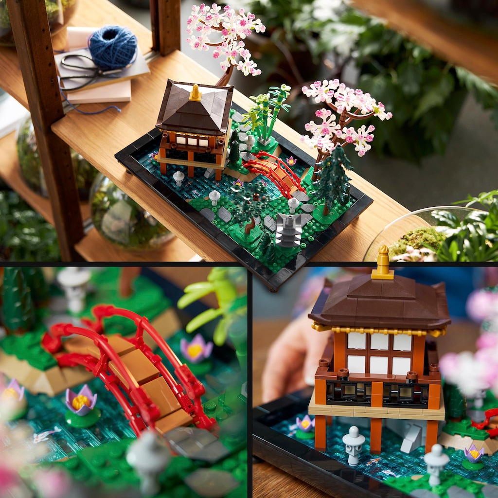 LEGO® Konstruktionsspielsteine »Garten der Stille (10315), LEGO® Icons«, (1363 St.)