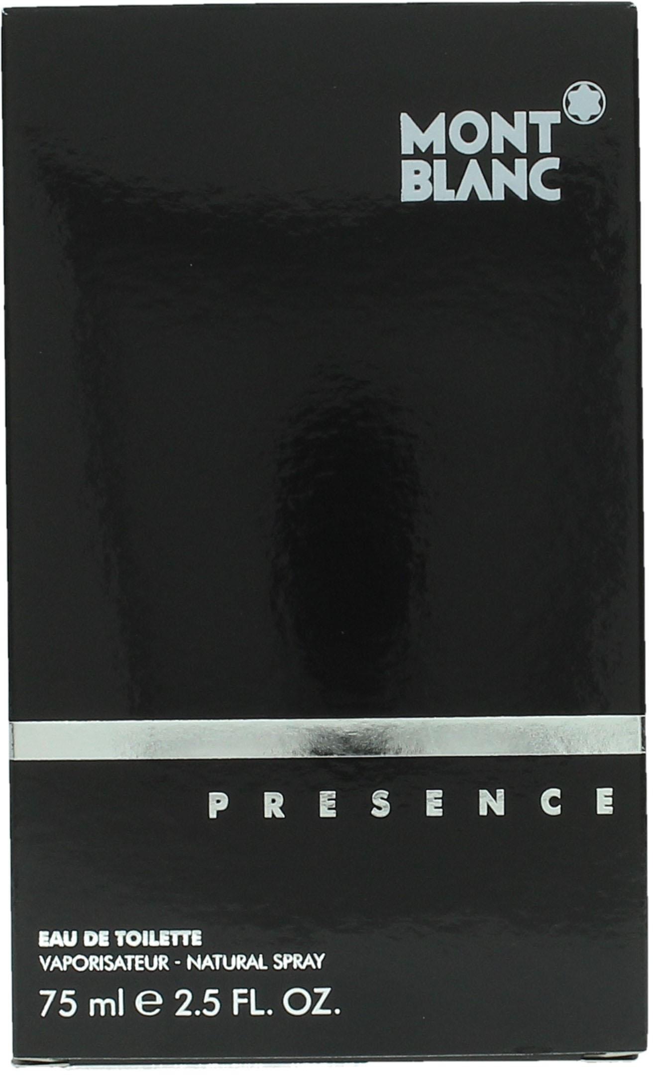 MONTBLANC Eau de Toilette »Presence«, Orientalisch-würziger Duft mit Bergamotte, Salbei, Apfel, Sandelholz.