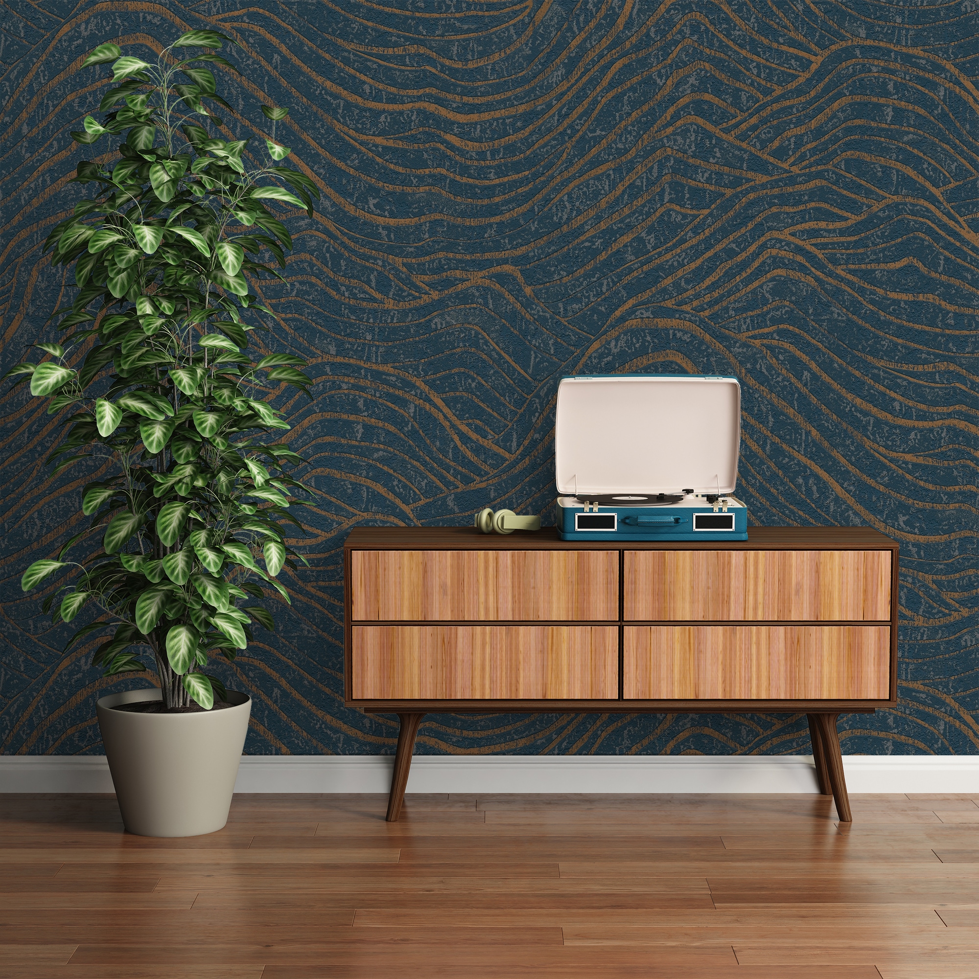 A.S. Création Vliestapete "Jade 2 3D-Tapete Mustertapete Metallic-Effekt 3D" Leicht Glänzend Strukturiert Vliestapete Grafik Für Schlafzimmer