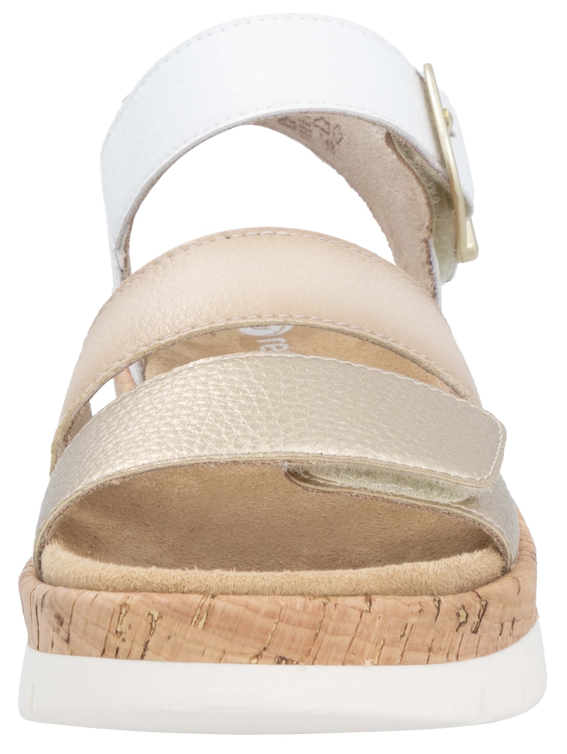 Remonte Keilsandalette, Riemchensandale, Sommerschuh, Bequemschuh mit Zierschnalle
