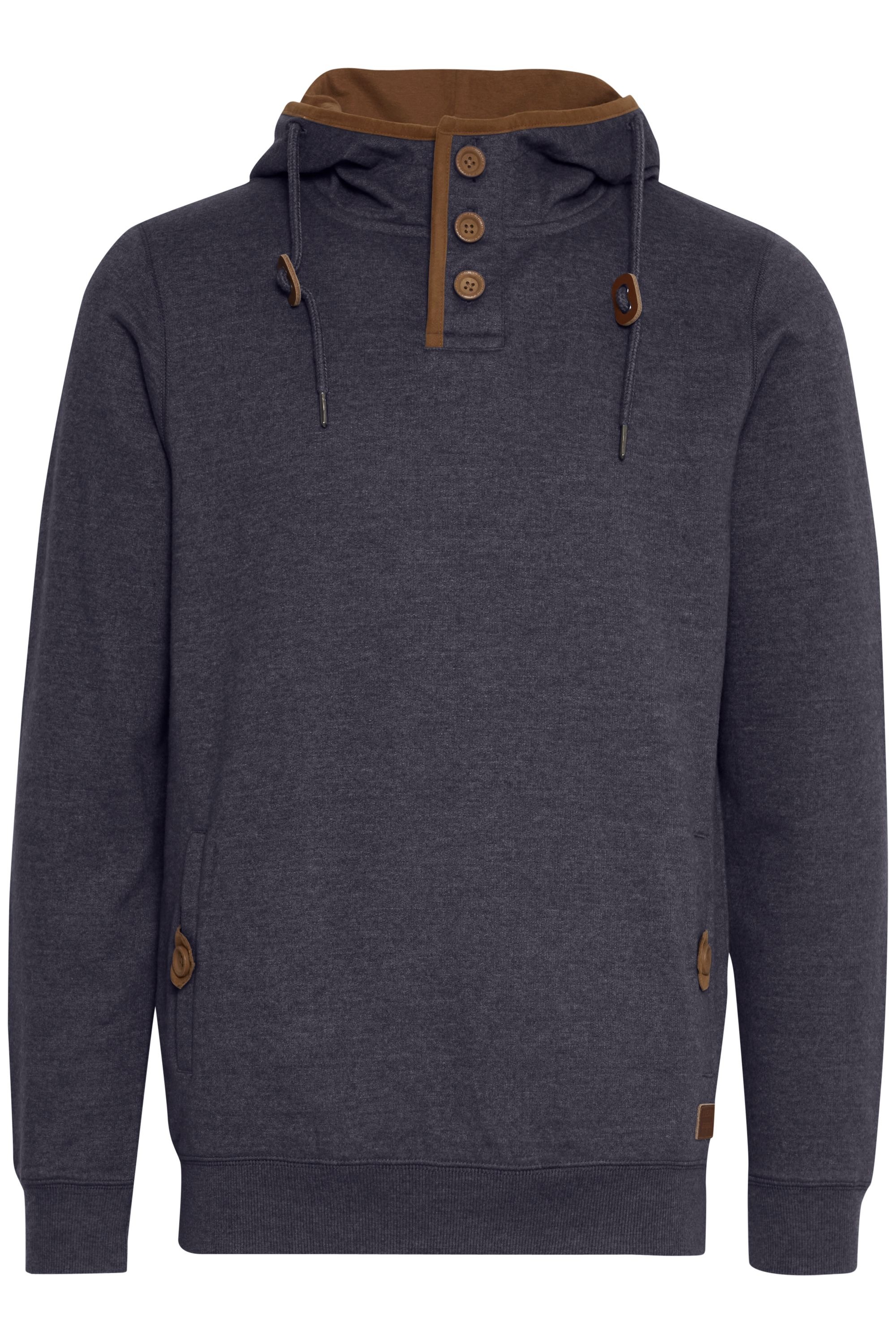 Blend Kapuzenpullover "BHAlexo" Kapuzenpullover mit Knopfverschluss am Krag günstig online kaufen