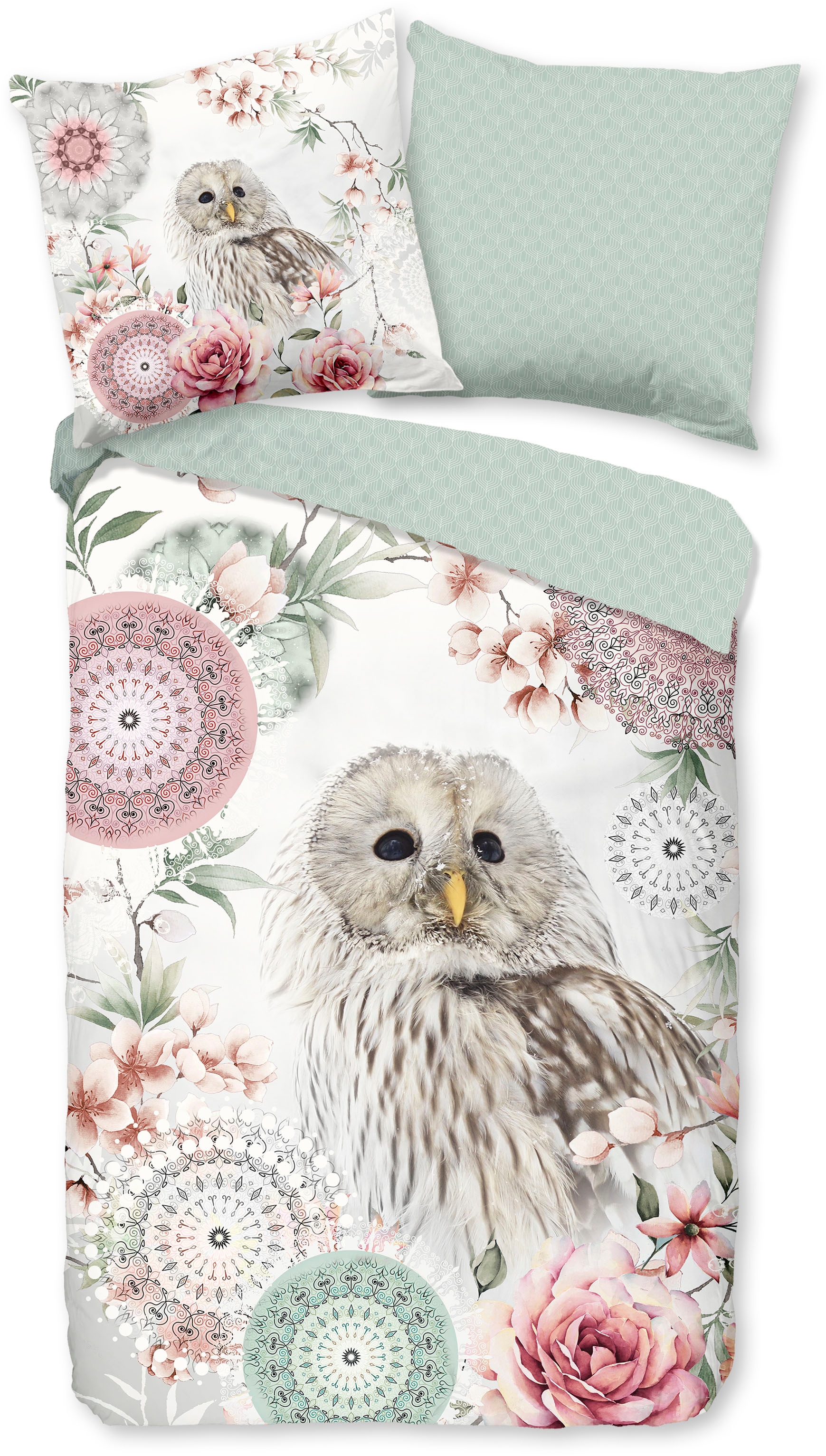 hip Wendebettwäsche "Omaira" 2 Stk. Flanell, Biber, Baumwolle, Warm, Wendeo günstig online kaufen