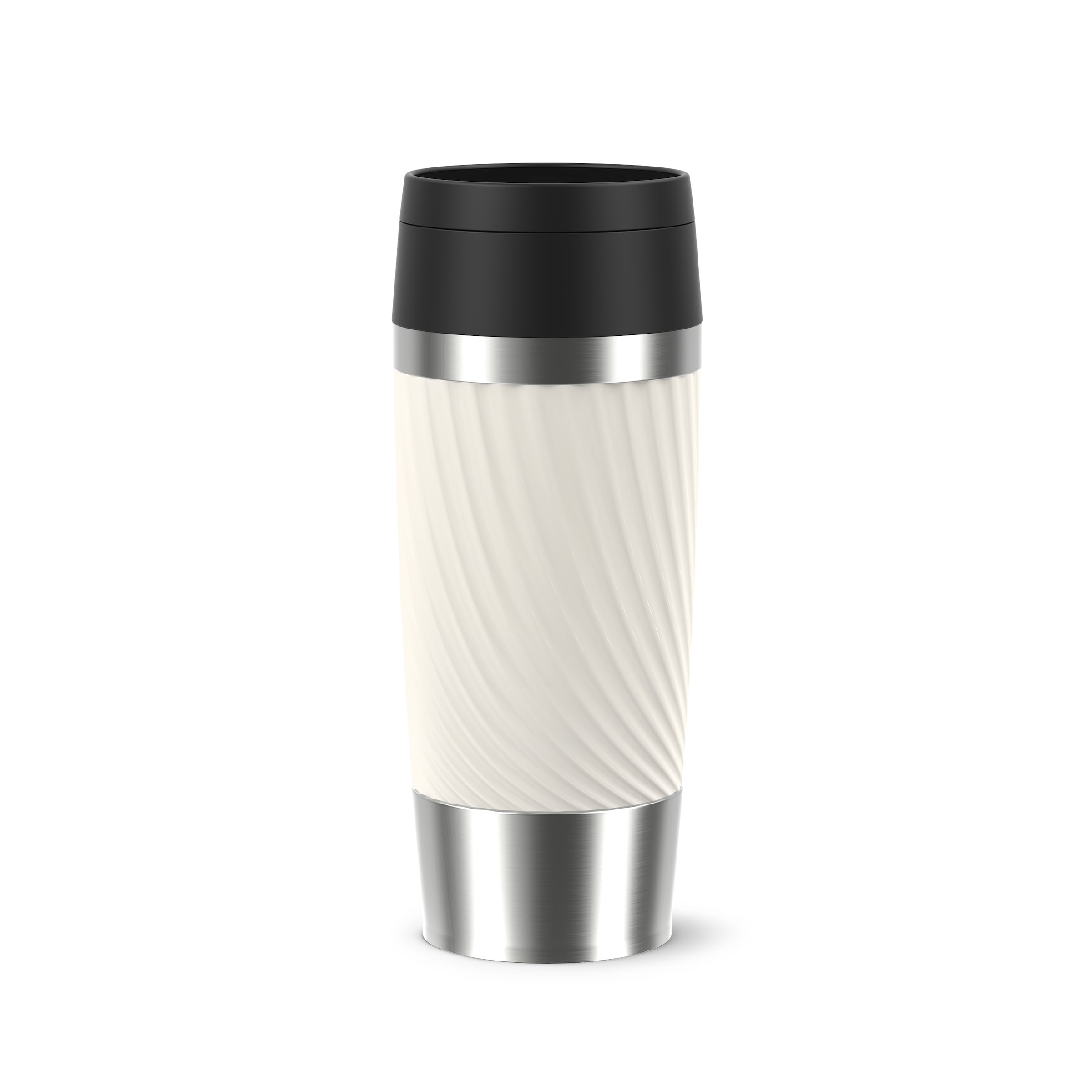 Emsa Thermobecher "Travel Mug Classic Twist" 0,36 Liter, Comfort-Schraubverschluss, Quick-Press, auslaufsicher