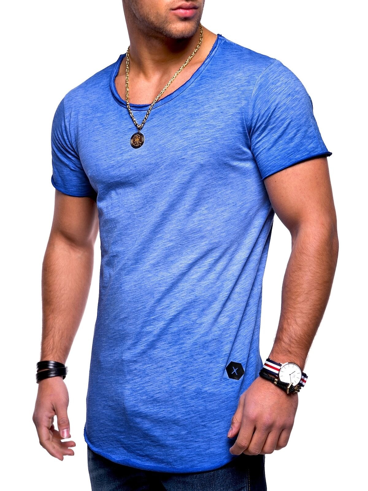 behype T-Shirt "DUST" 1 Stk. tlg. mit Rundhals-Ausschnitt günstig online kaufen