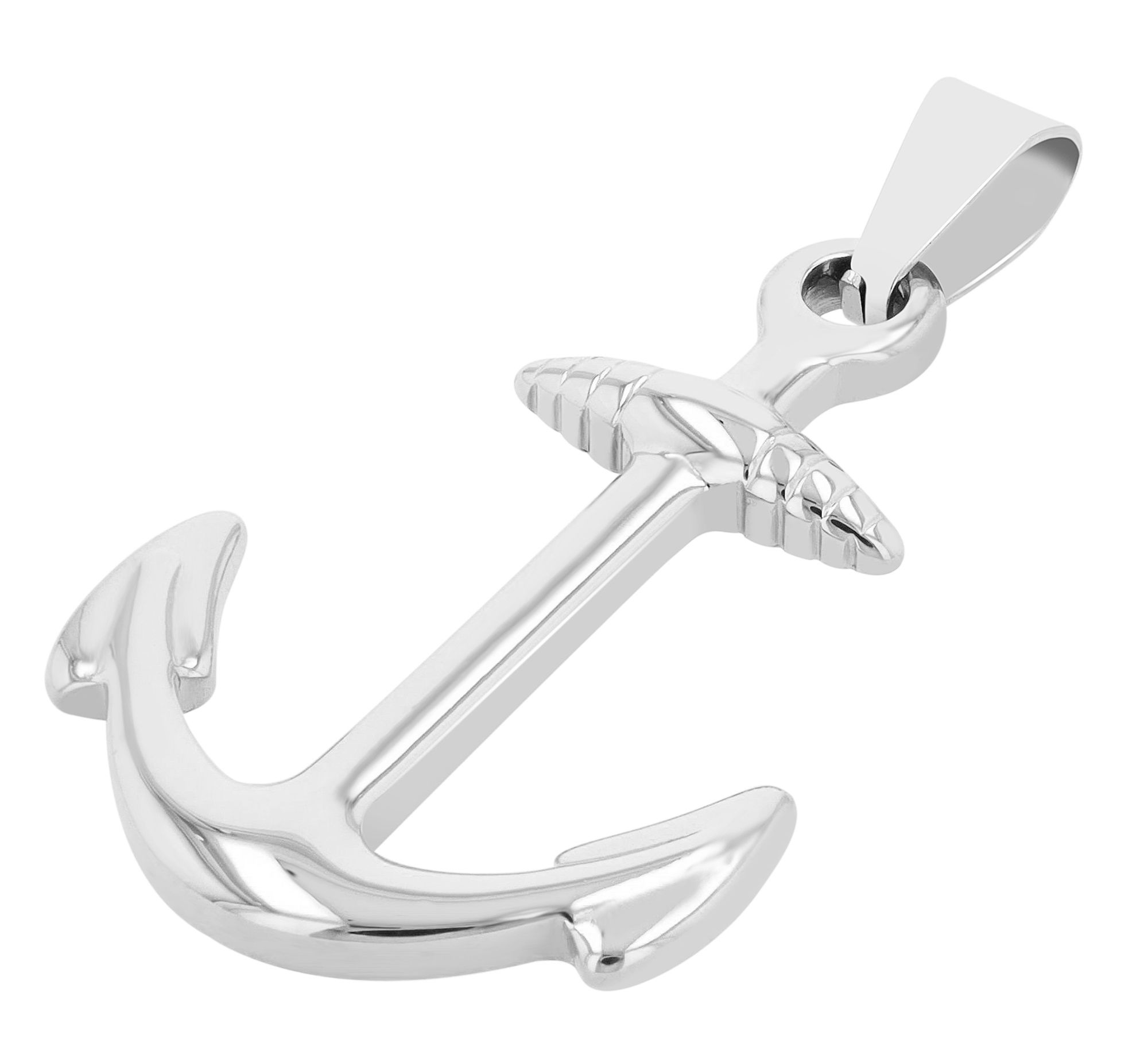 ADELIA ́S Damen Kettenanhänger "Unisex Anhänger aus Edelstahl", Edelstahlsilber, Edelstahl, Schmuckanhänger, Ideal als Geschenk für besondere Anlässe