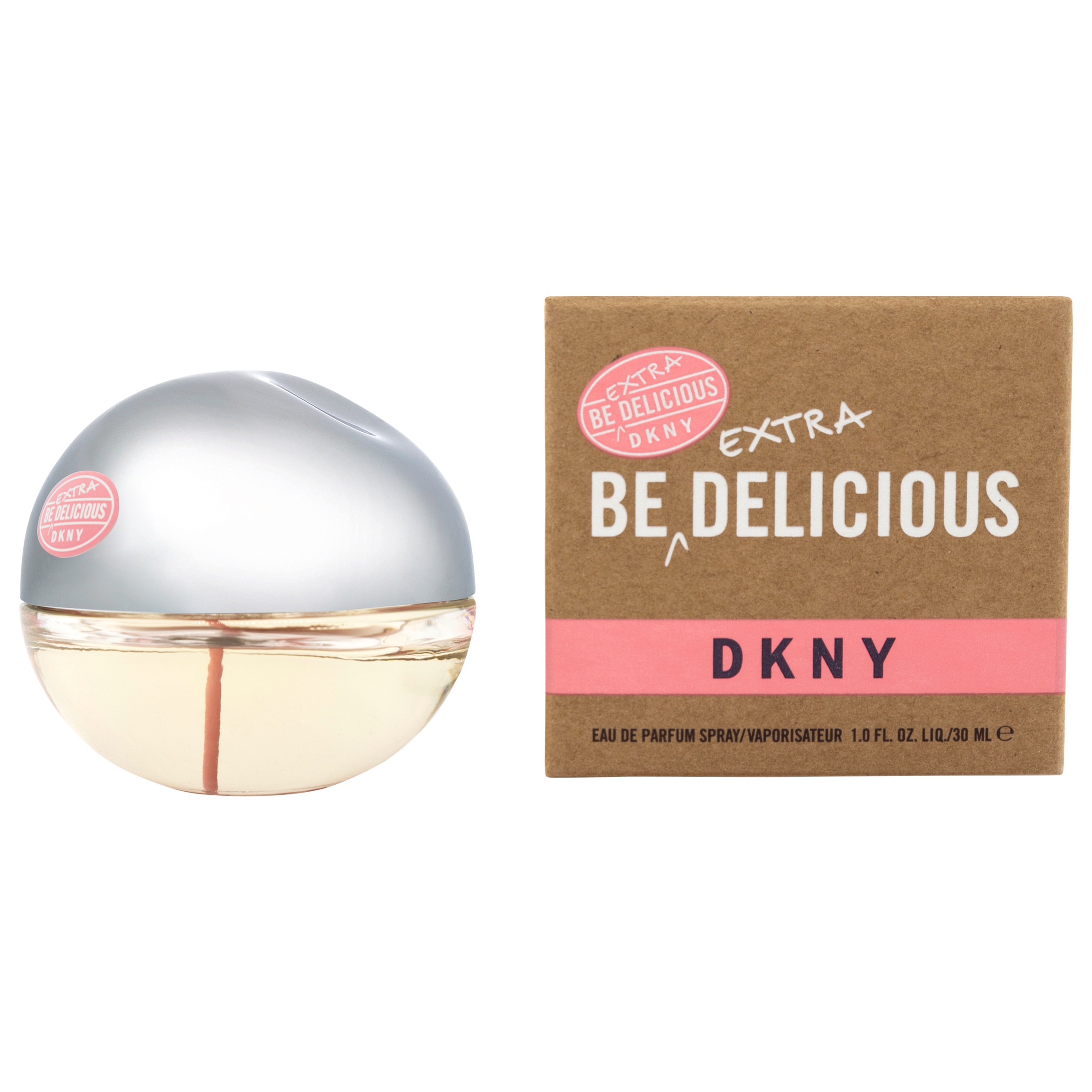 DKNY Eau de Parfum »BE EXTRA DELICIOUS EDP« fruchtig-blumige Duftnote, mit Birne, Bergamotte, Freesie und Cassis
