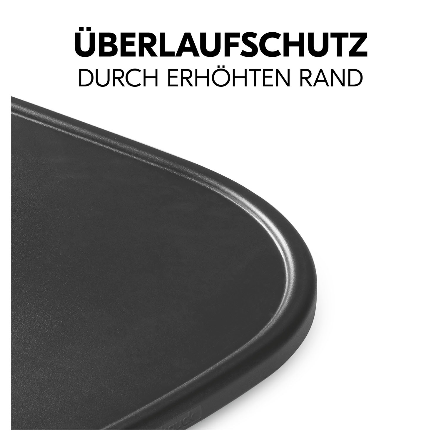 Hauck Hochstuhltablett »Alpha Click Tray, Black«, aus recyceltem Material