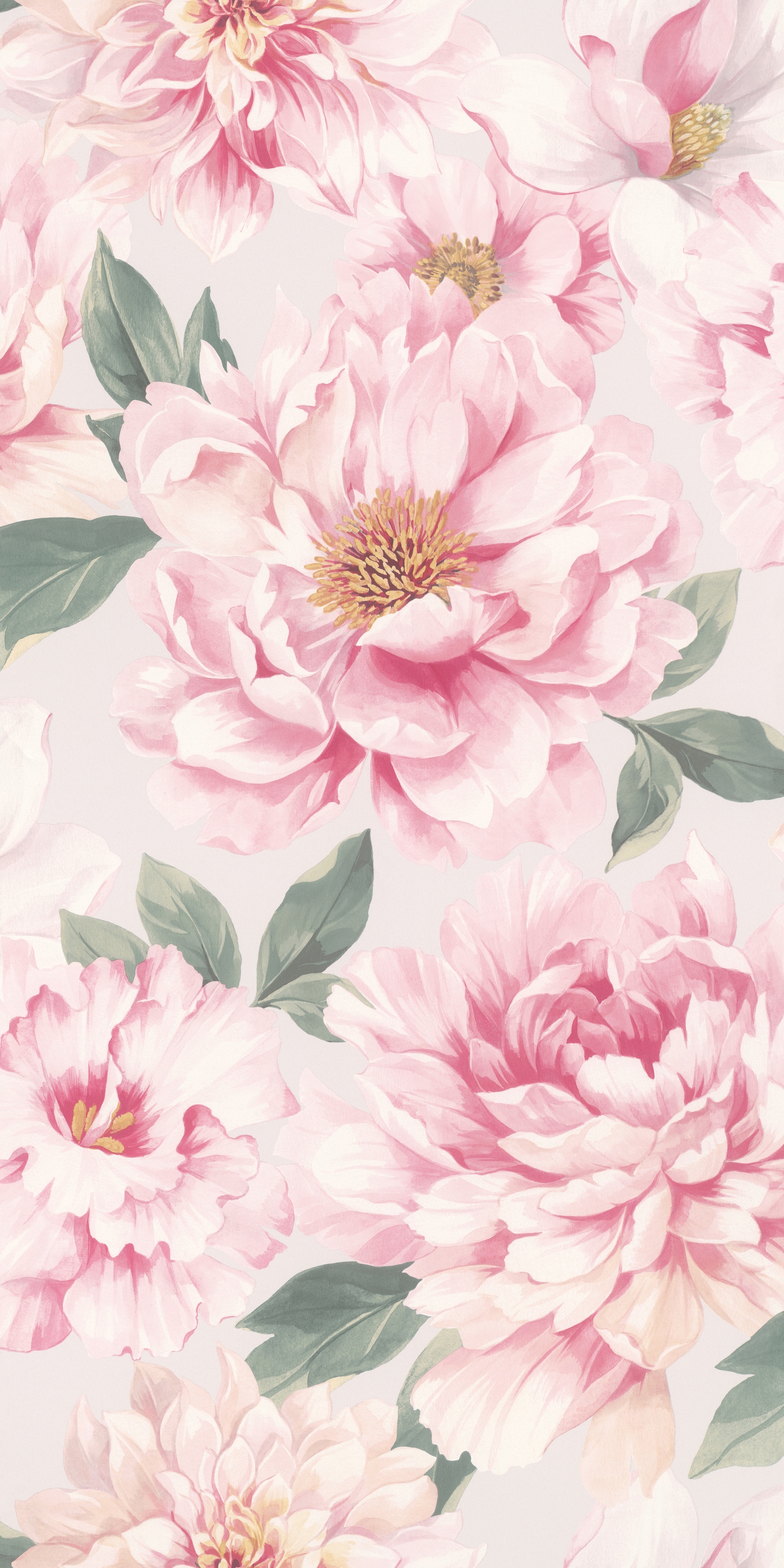 Rasch Papiertapete »Tapete 201345 mit Blumen«, geblümt, Blumentapete