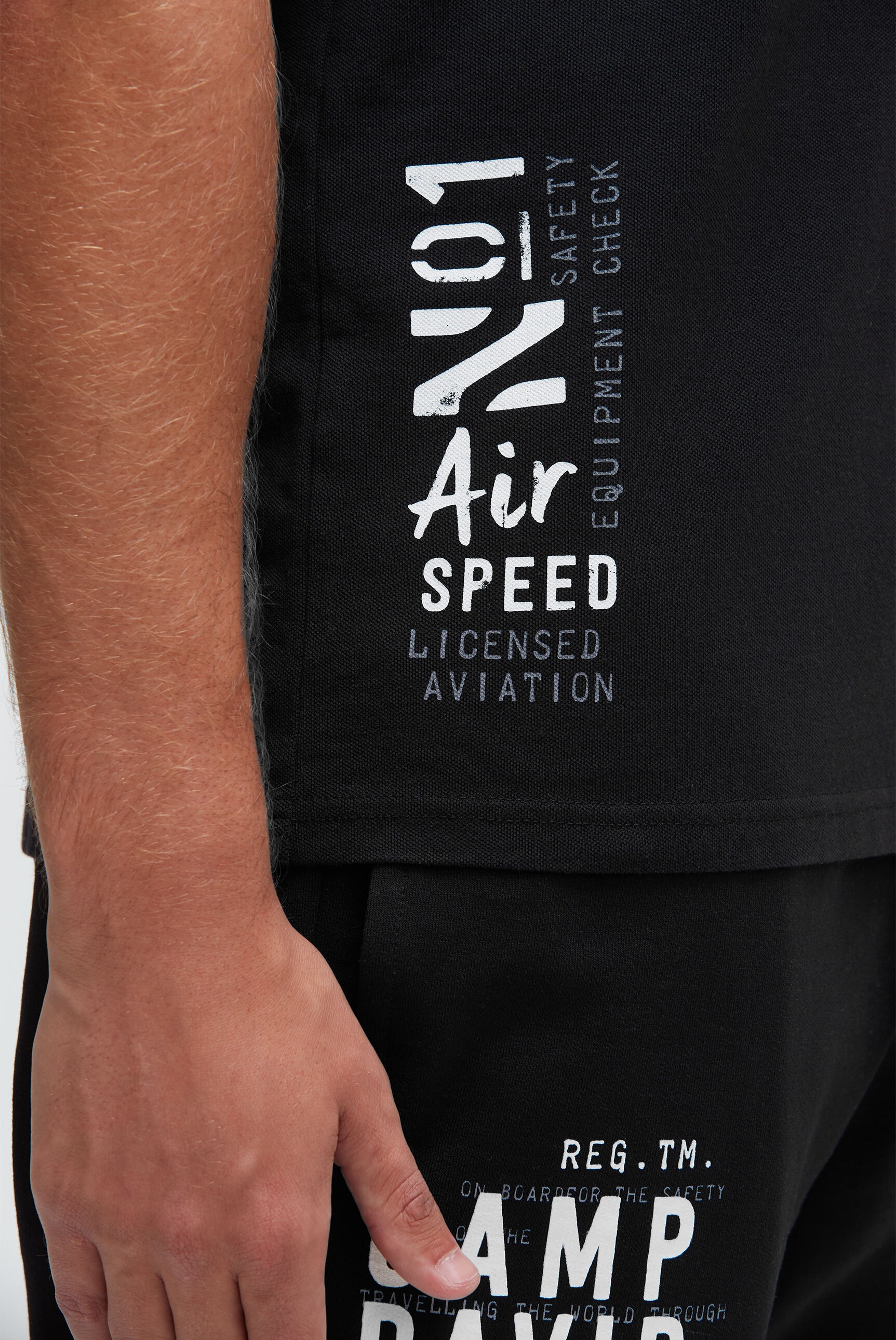 CAMP DAVID Poloshirt aus Baumwolle