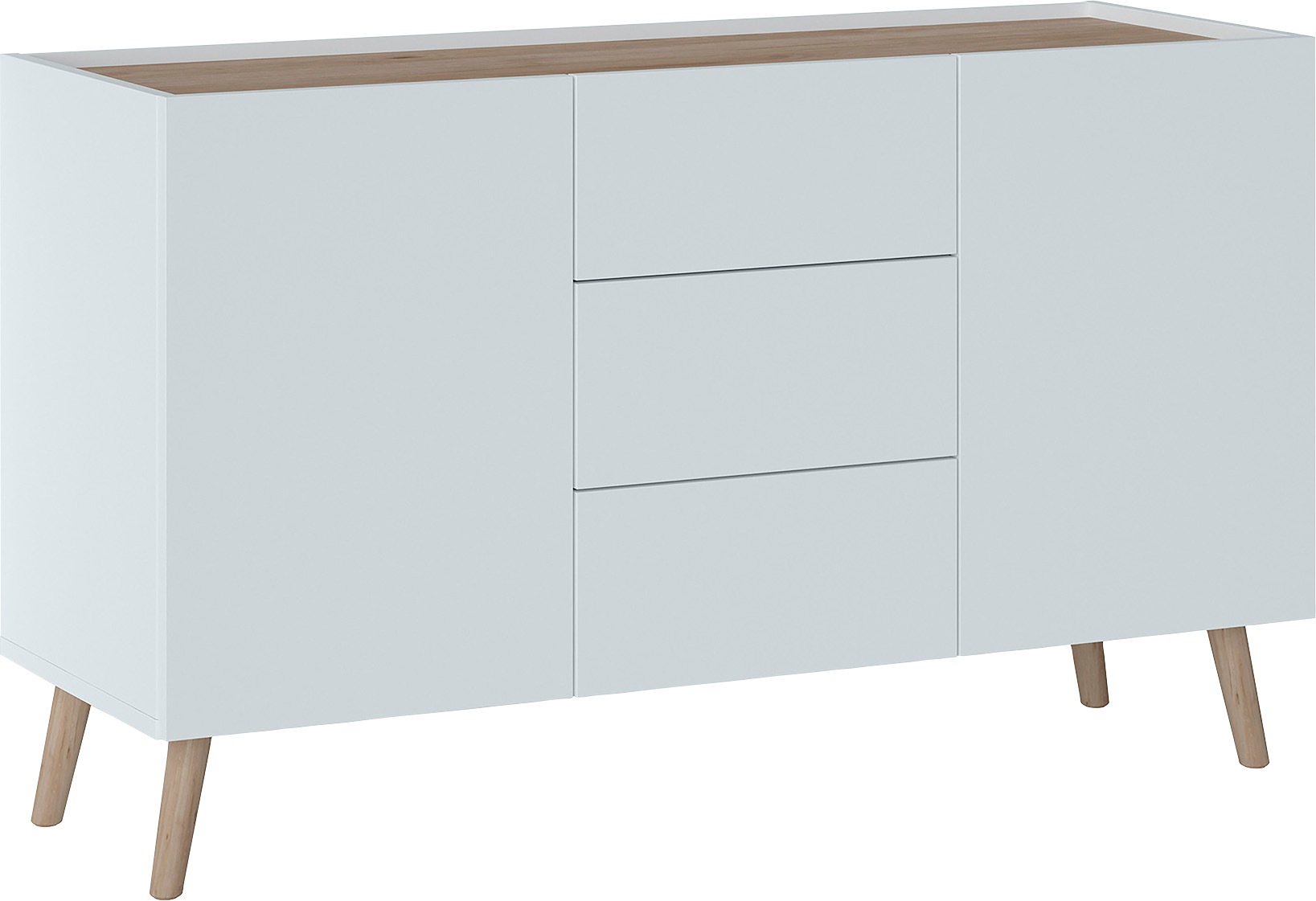 Home affaire Sideboard "Scandi" Breite 120 cm günstig online kaufen