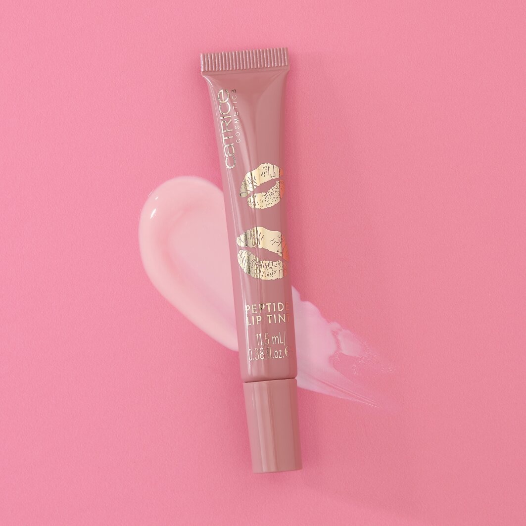 Catrice Lipgloss »KISS & GLOW Peptide Lip Tint«, (Set, 3 tlg.), dezente Farbe, ultra-glänzendes Finish, pflegend und vegan.