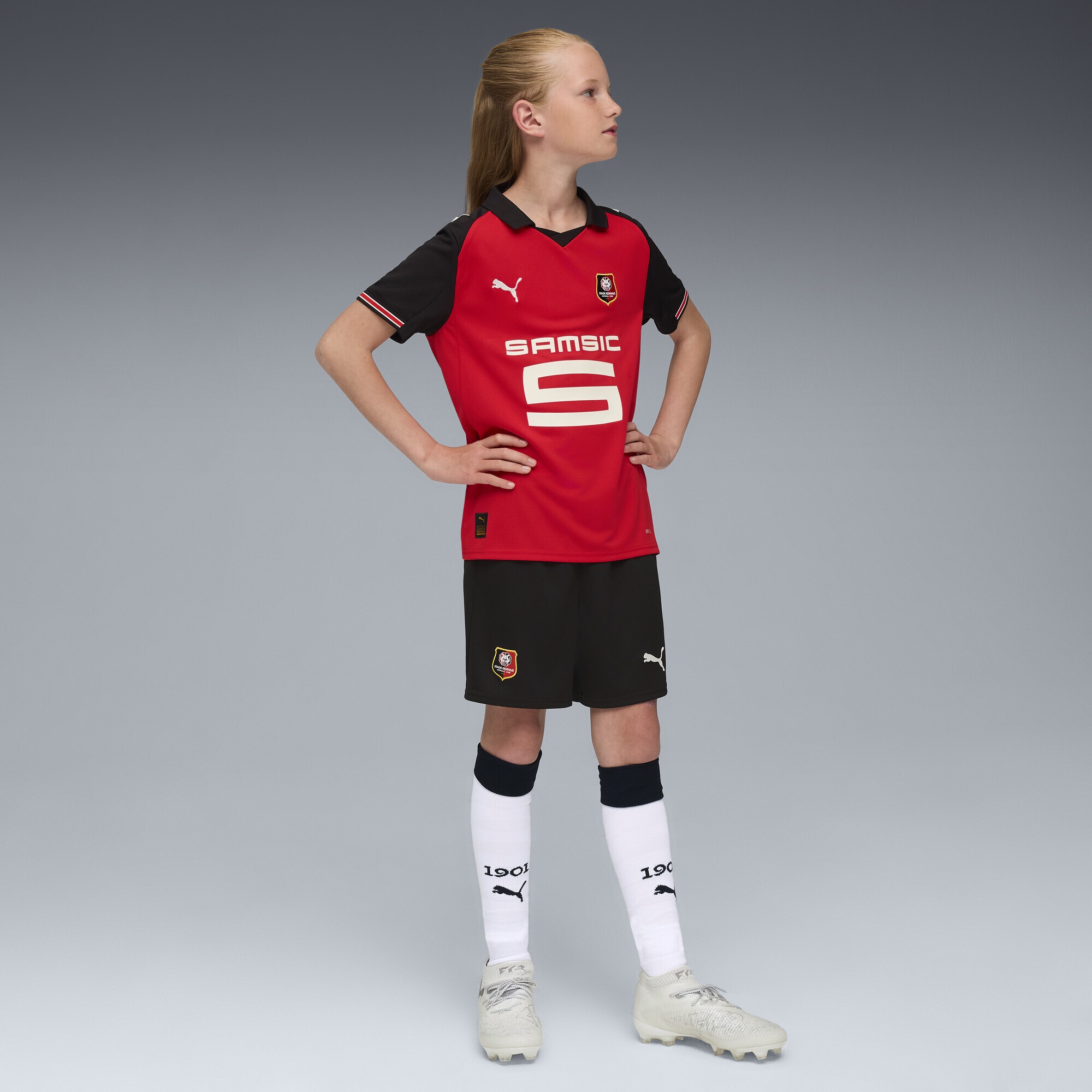 PUMA Sporthose »Stade Rennais FC 25/26 Shorts Jugendliche«