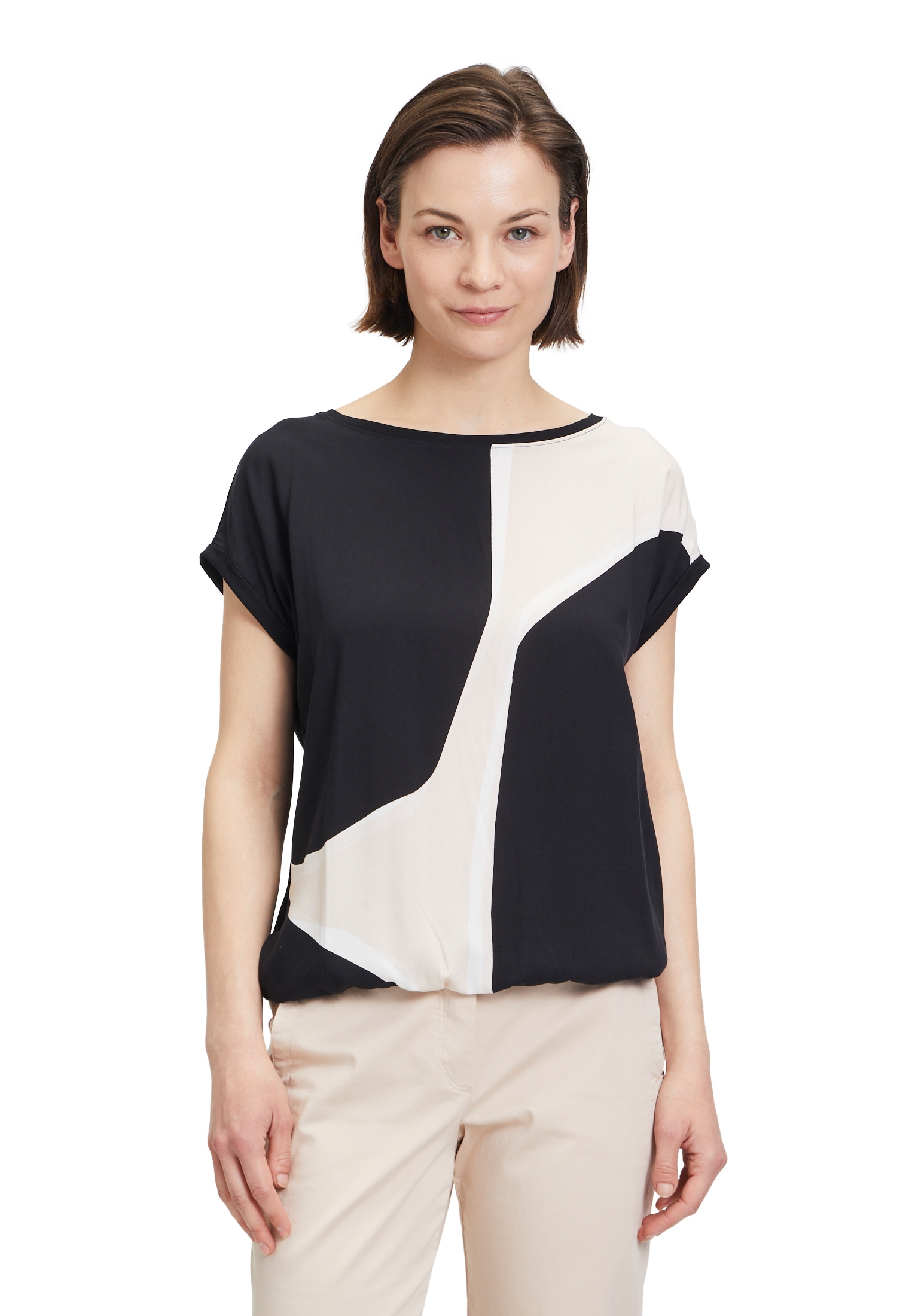 Betty&Co Kurzarmshirt "Betty & Co Casual-Shirt mit Print", Druck günstig online kaufen