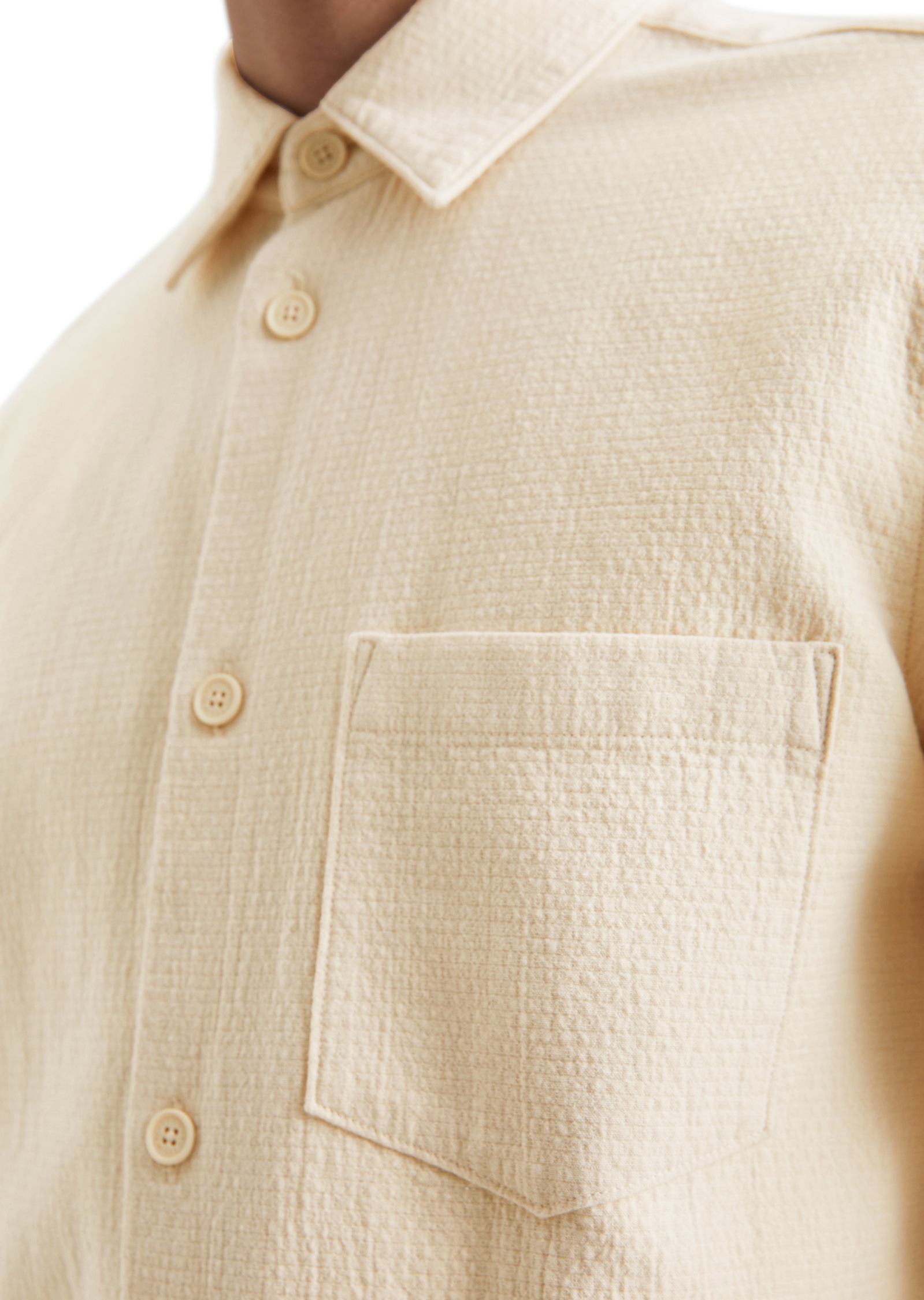 Marc O'Polo DENIM Langarmhemd »mit feiner Struktur«