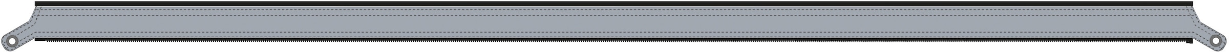 BENT Sonnensegeladapter "Universal Fahrzeugadapter", B/T: 250cm x 15cm, grau, Sonnensegel