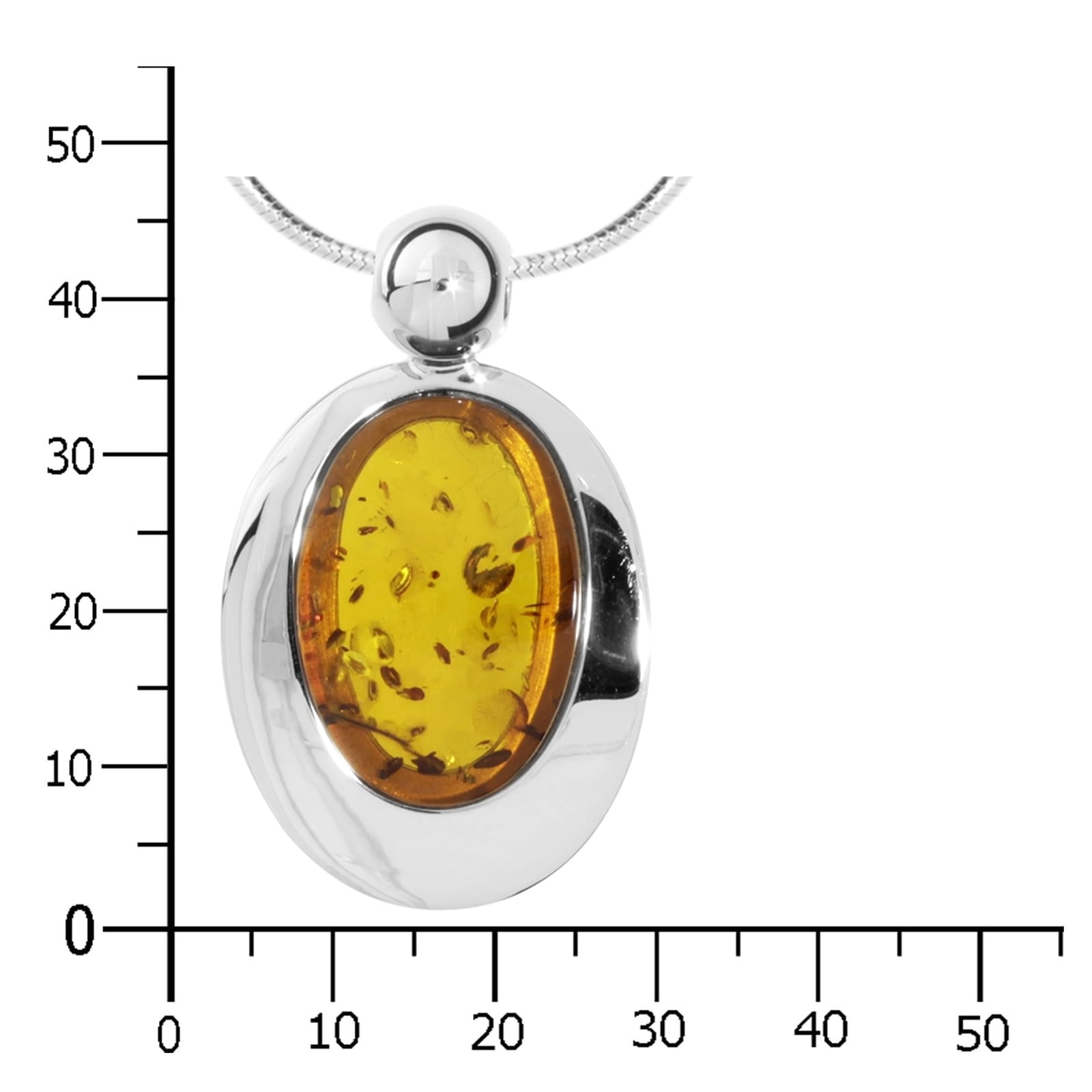 OSTSEE-SCHMUCK Kette mit Anhänger »- Dagrun - Silber 925/000 - Bernstein«