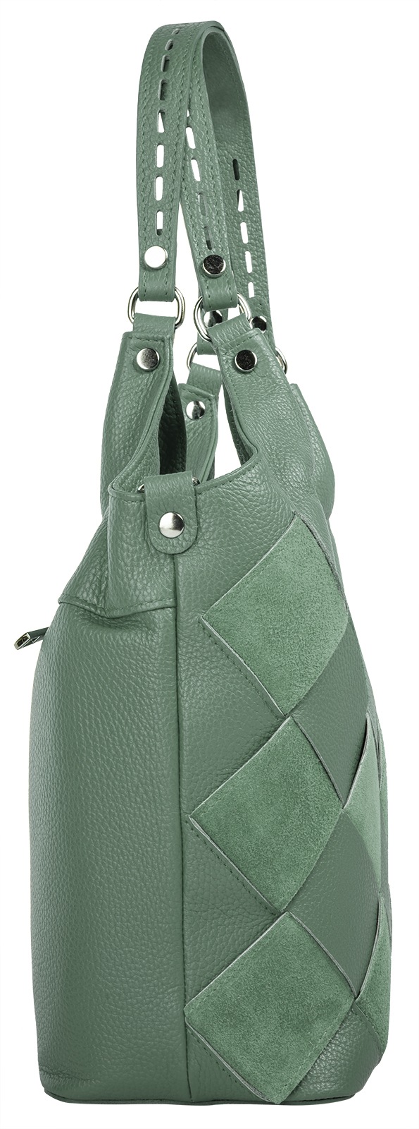 Samantha Look Shopper echt Leder, Made in Italy