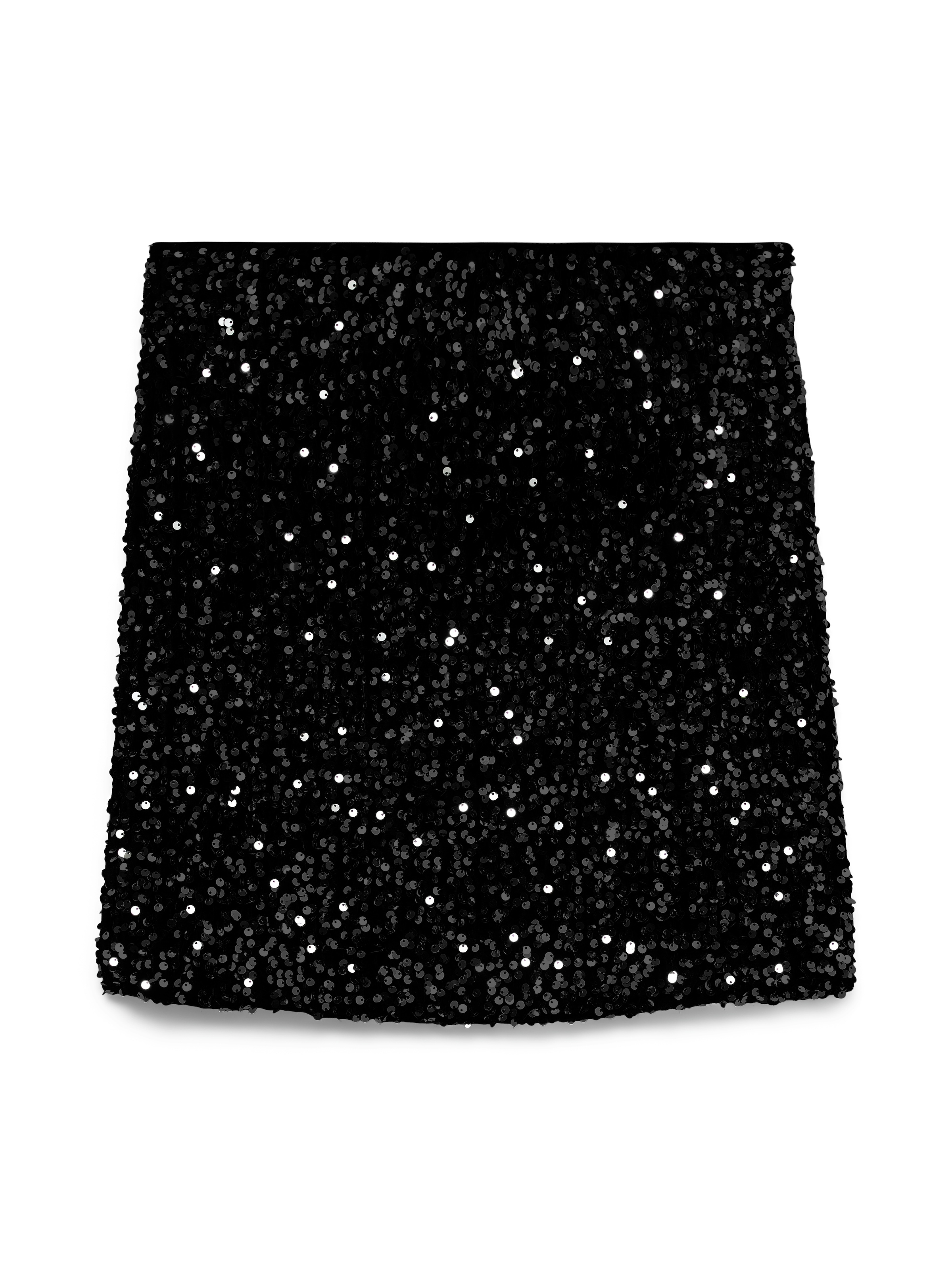 Vero Moda Paillettenrock »VMBELLA HW SHORT SQ SKIRT JRS GA«