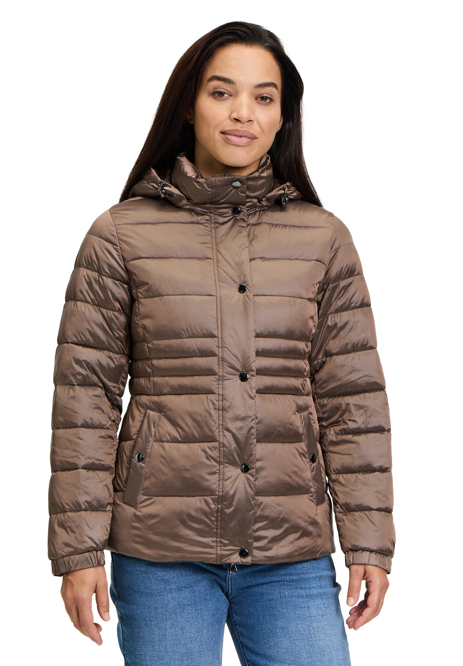 Cartoon Steppjacke "Damen Steppjacke mit abnehmbarer Kapuze" günstig online kaufen