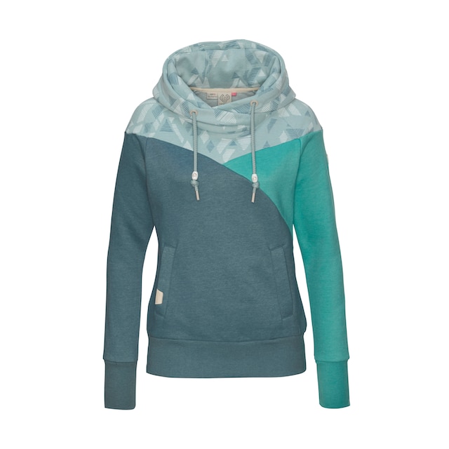 Ragwear Kapuzensweatshirt »CHELLI«, mit Colorblock Muster für bestellen |  BAUR